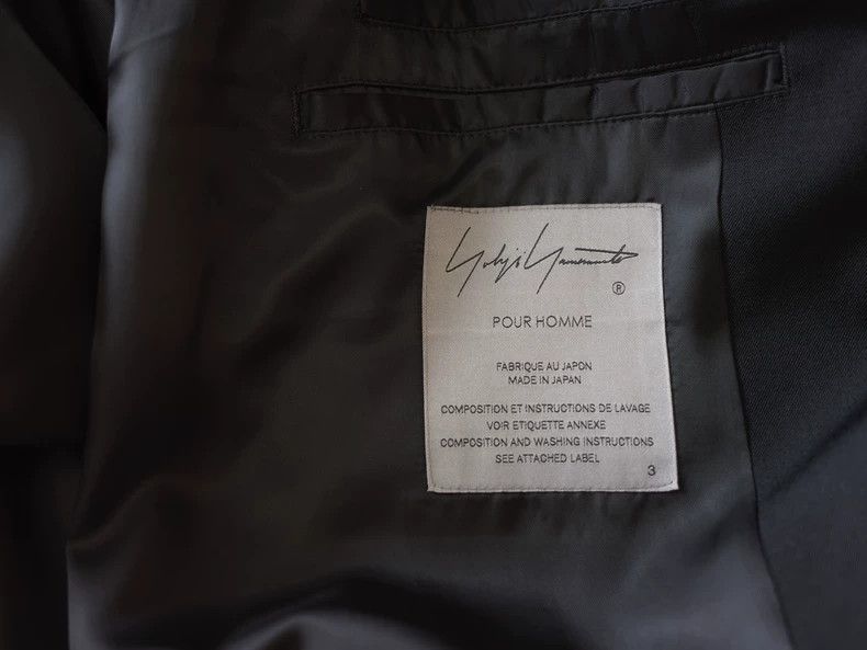 Other Yohji Yamamoto 23AW 3B Wool Long jacket Size US L / EU 52-54 / 3 - 5 Thumbnail