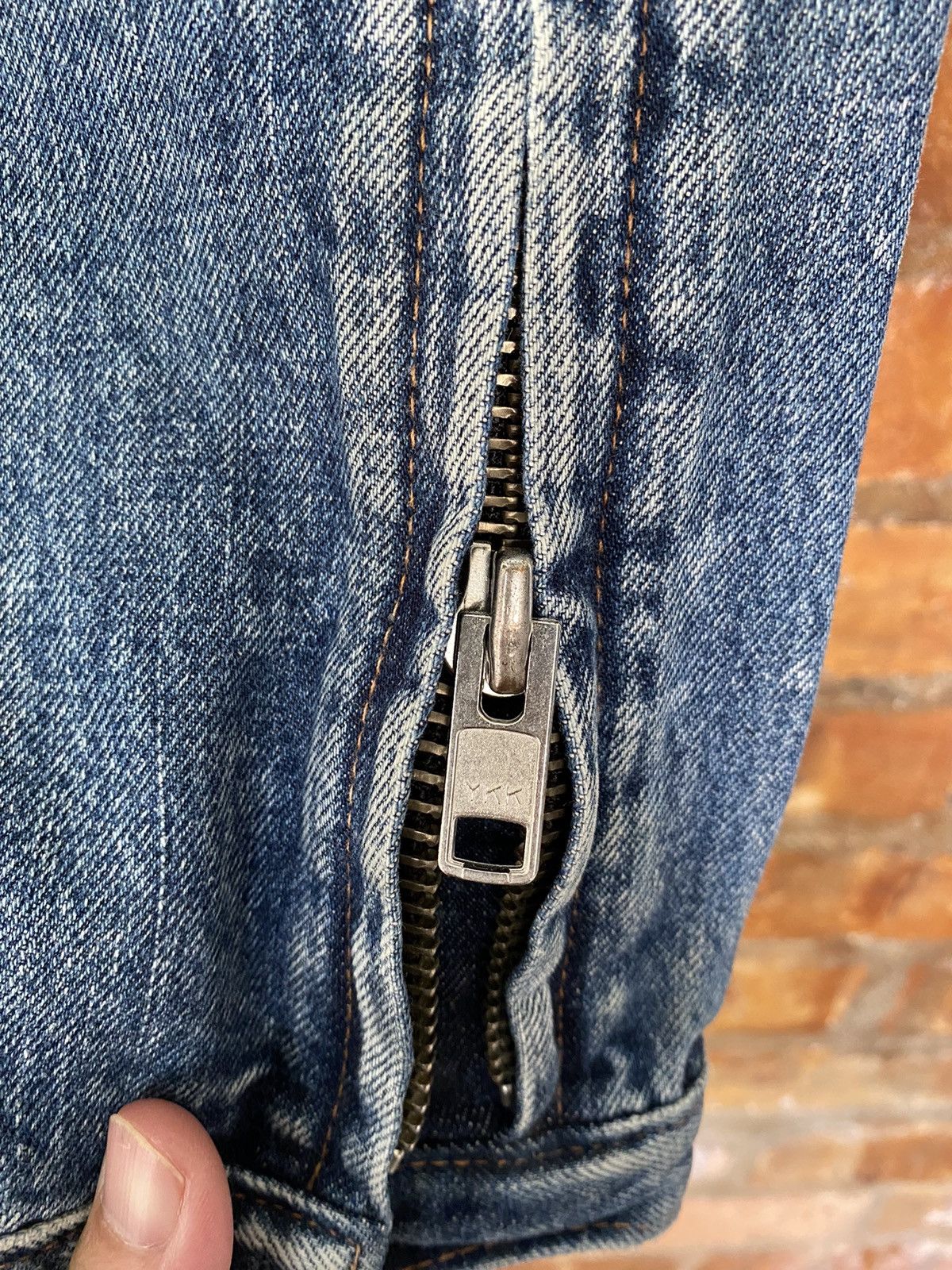 Hysteric Glamour RNA DNA Japan Large YKK Zipper Rider Racing denim Size 31" - 9 Thumbnail