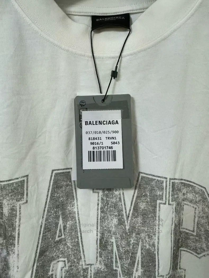 Balenciaga Balenciaga Alphabet Pattern Printed Round Neck Casual Shor Size US S / EU 44-46 / 1 - 5 Thumbnail