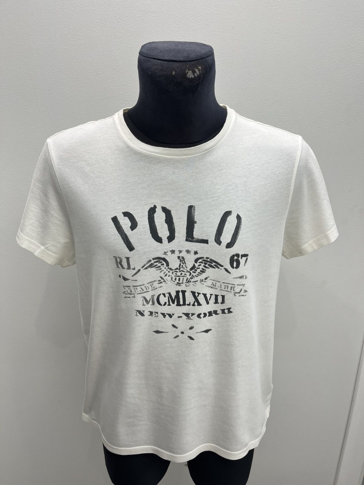 Polo Ralph Lauren Polo Ralph Lauren New York Eagle Logo Cotton Tee T-shirt Size US L / EU 52-54 / 3 - 1 Thumbnail