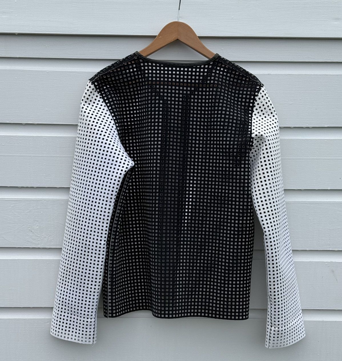 JW Anderson Rare 2012 JW Anderson Jacket Perforated Nylon – Size L Size US L / EU 52-54 / 3 - 3 Thumbnail