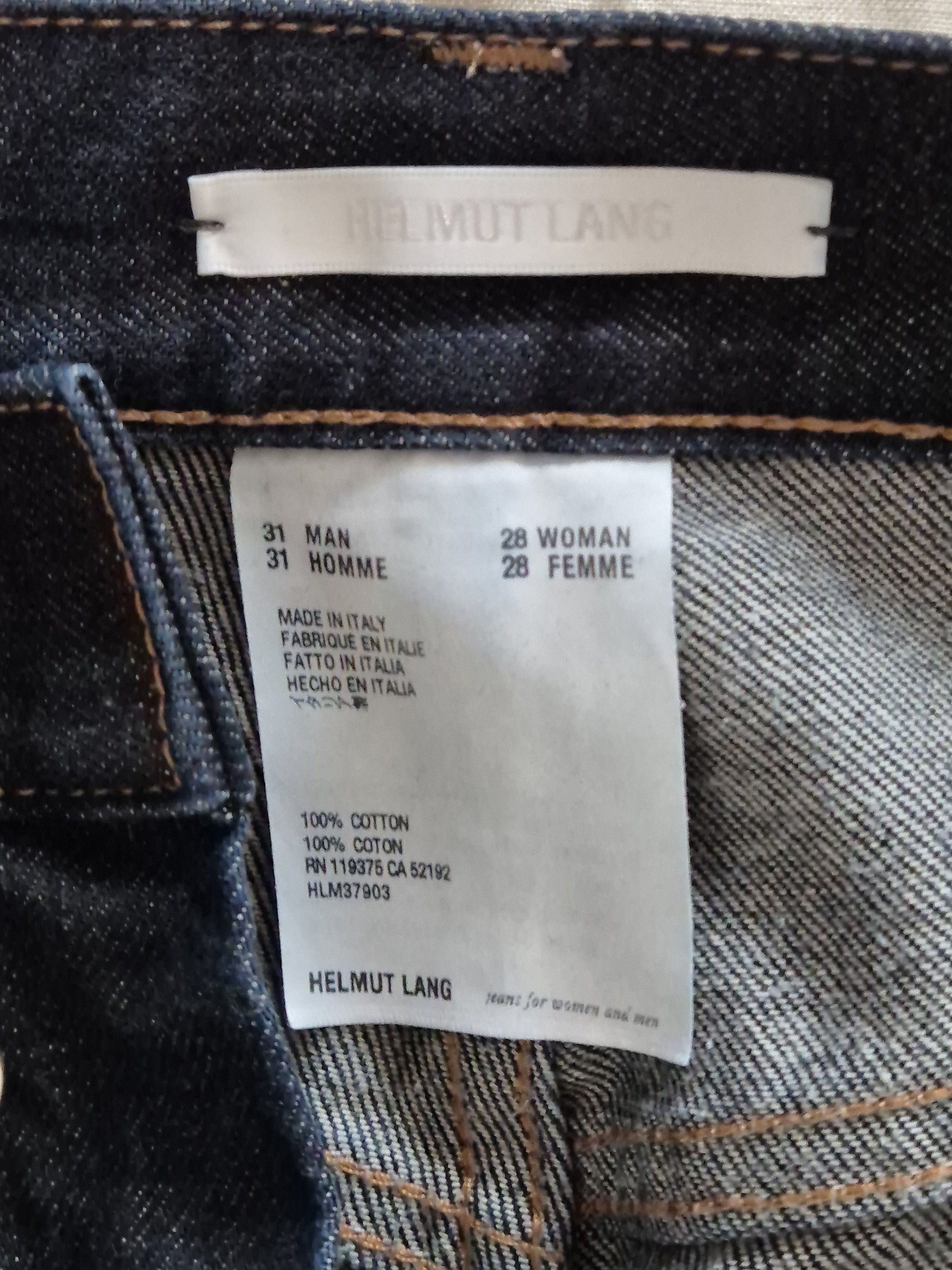 Helmut Lang Raw denim high-waisted Size US 31 - 4 Thumbnail