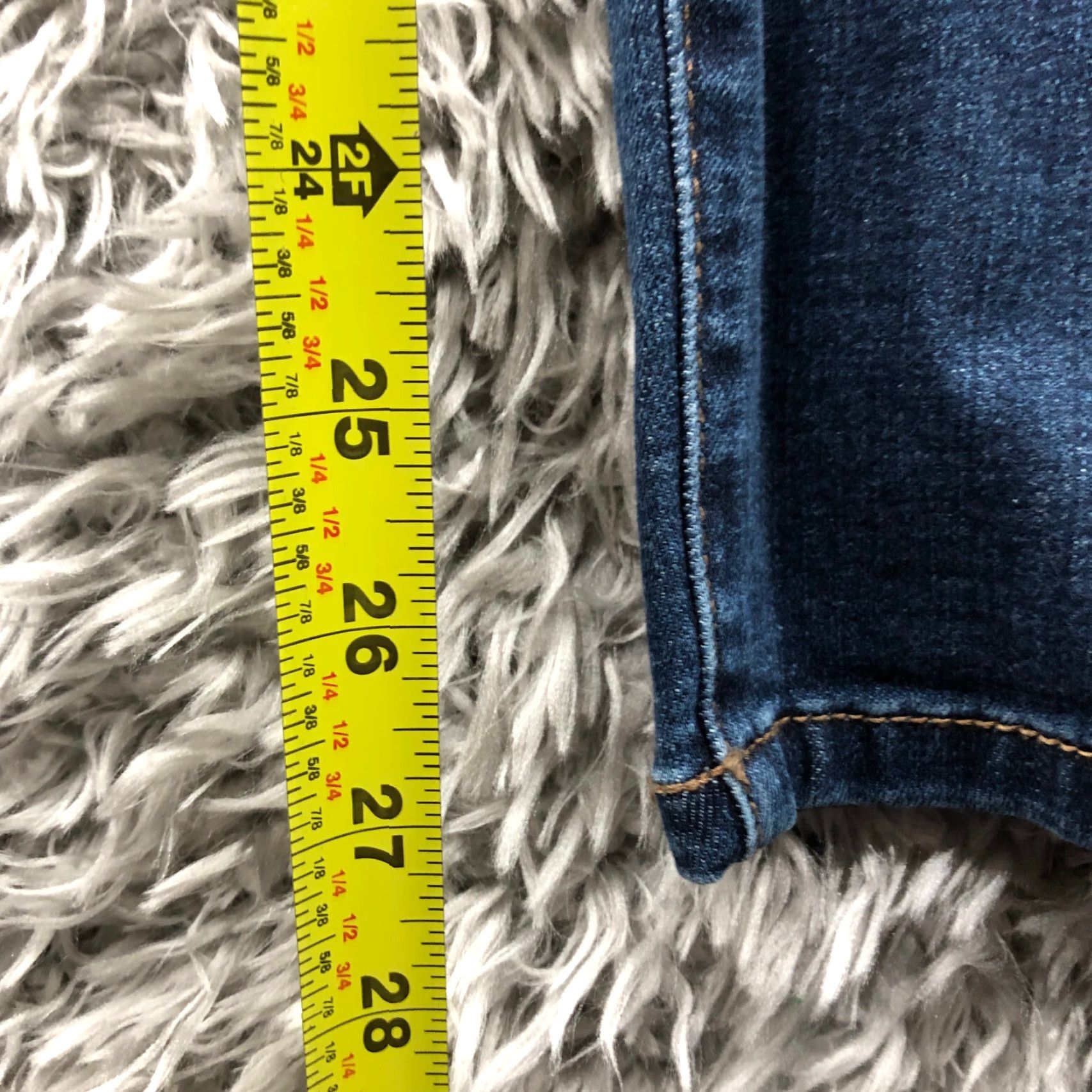 Calvin Klein Calvin Klein Jeans 28x30 Mens Mid Rise Straight Leg Dark Wash Blue Denim Shirt? Size US 28 / EU 44 - 3 Thumbnail