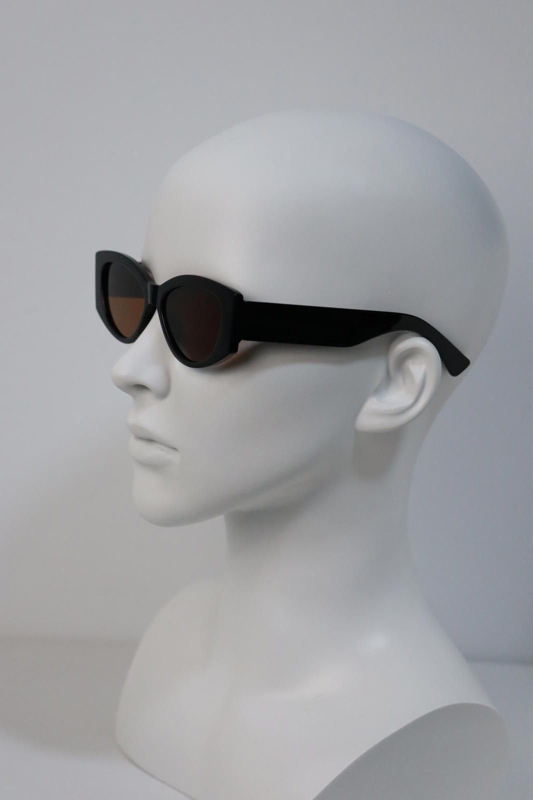 Other Y2k Avant Garde Cat Eye Shape Black Sunglasses Unisex OS Size ONE SIZE - 6 Thumbnail