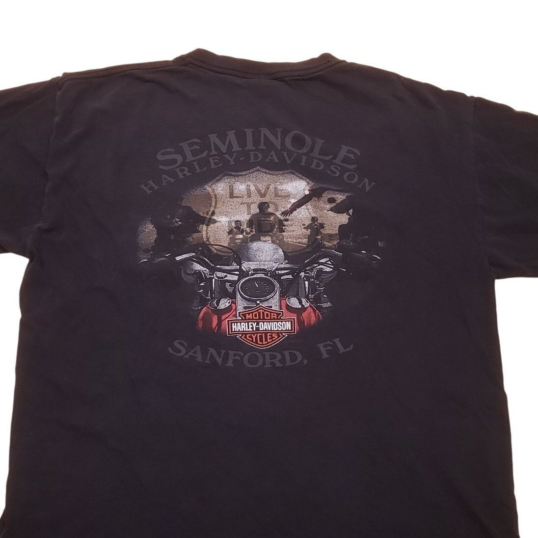 Harley Davidson y2k Harley Davidson Motorcycles Flames Pocket T Shirt Mens L Size US L / EU 52-54 / 3 - 2 Thumbnail