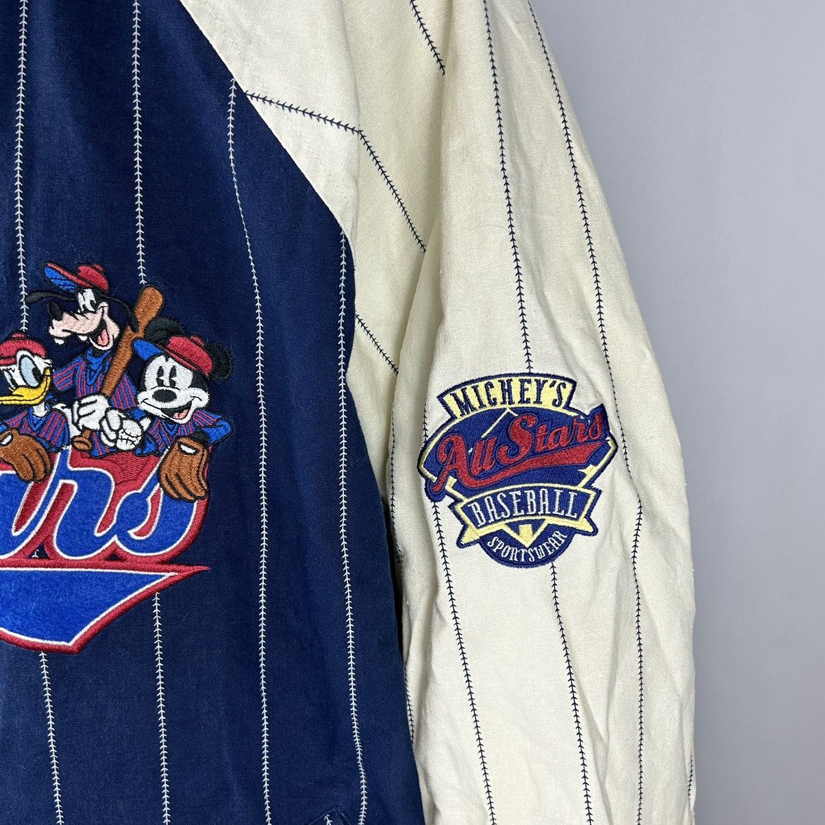 Disney × Vintage Disney baseball vintage jacket big logo spellout embriordery Size US XXL / EU 58 / 5 - 10 Thumbnail