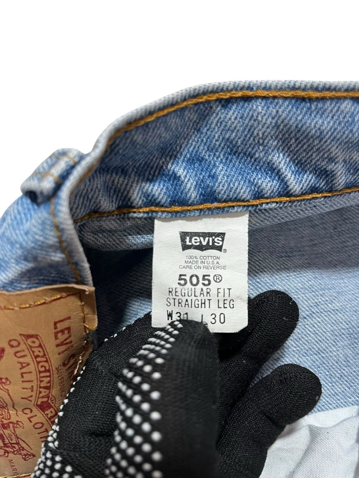 Levi's × Vintage VINTAGE LEVIS 505 90s MADE IN USA JEANS Size US 30 / EU 46 - 8 Thumbnail