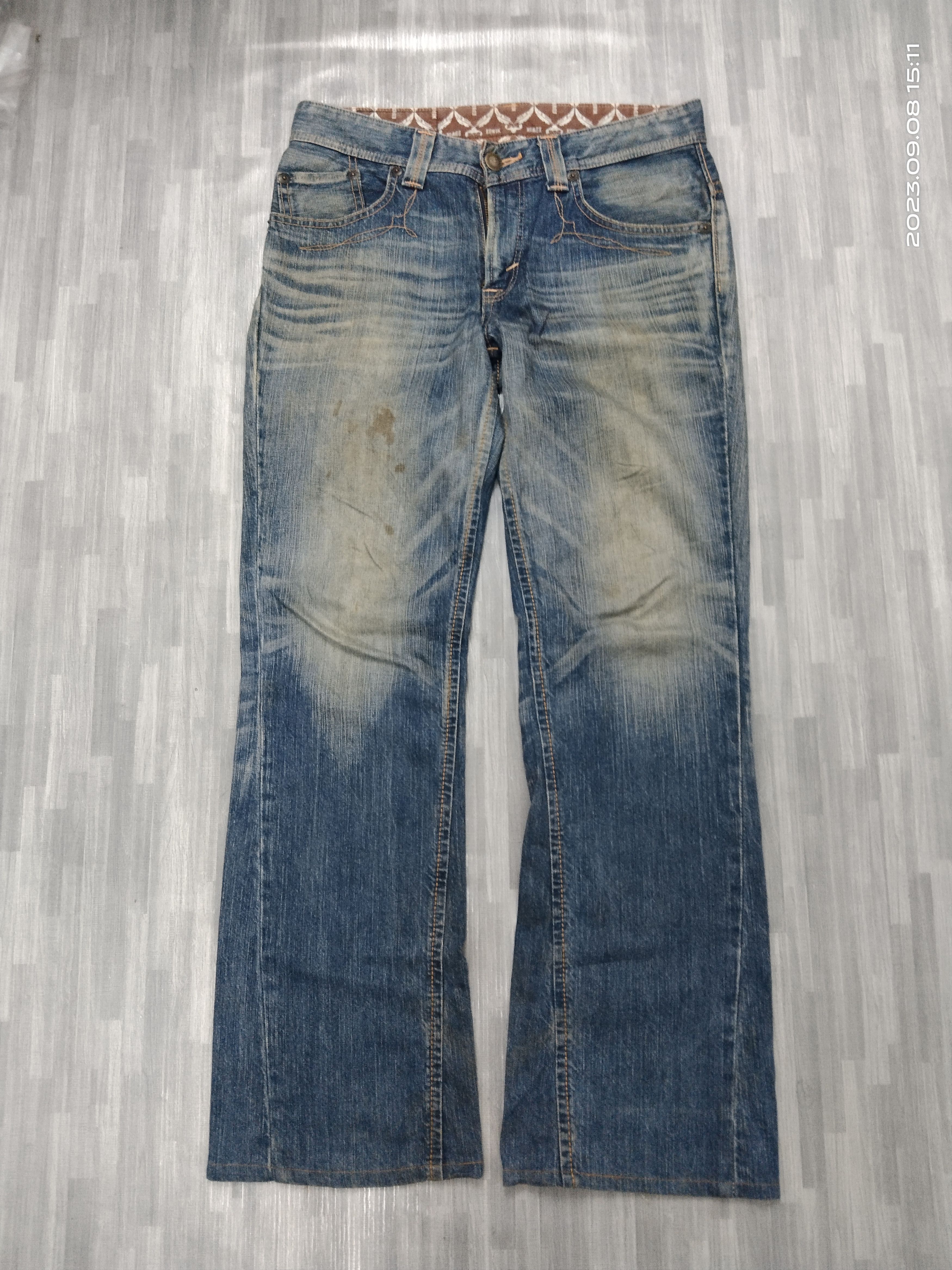 Edwin FLARE SICK EDWIN JAPAN DENIM PANTS Size US 32 / EU 48 - 2 Thumbnail