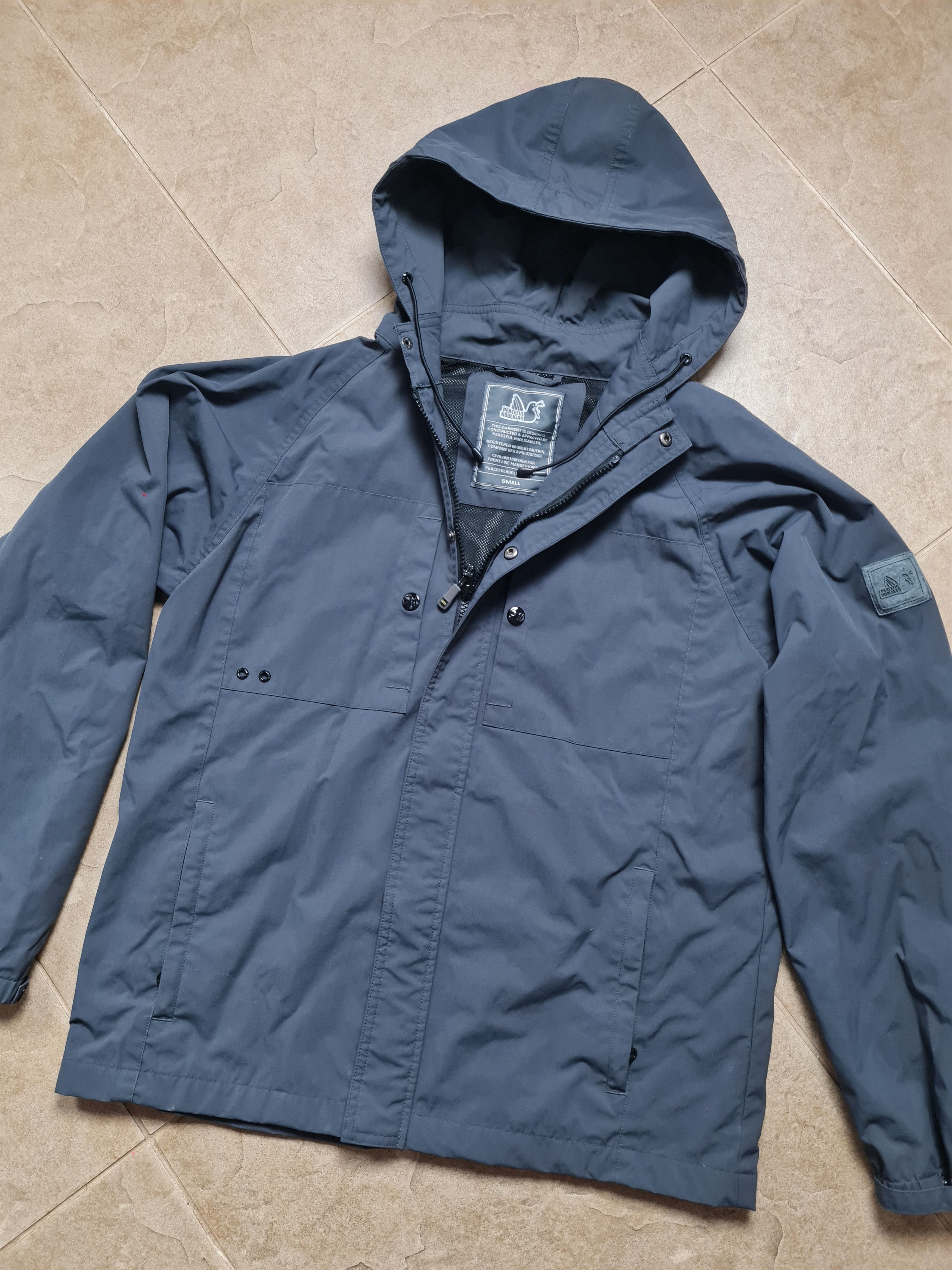 Other Peaceful Hooligan Men's Hooded Jacket Lightweight Shell Zip Size US S / EU 44-46 / 1 - 3 Thumbnail