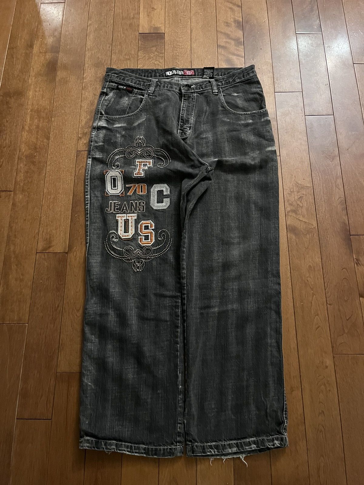 Vintage Baggy focus 70 jeans Size US 36 / EU 52 - 3 Thumbnail