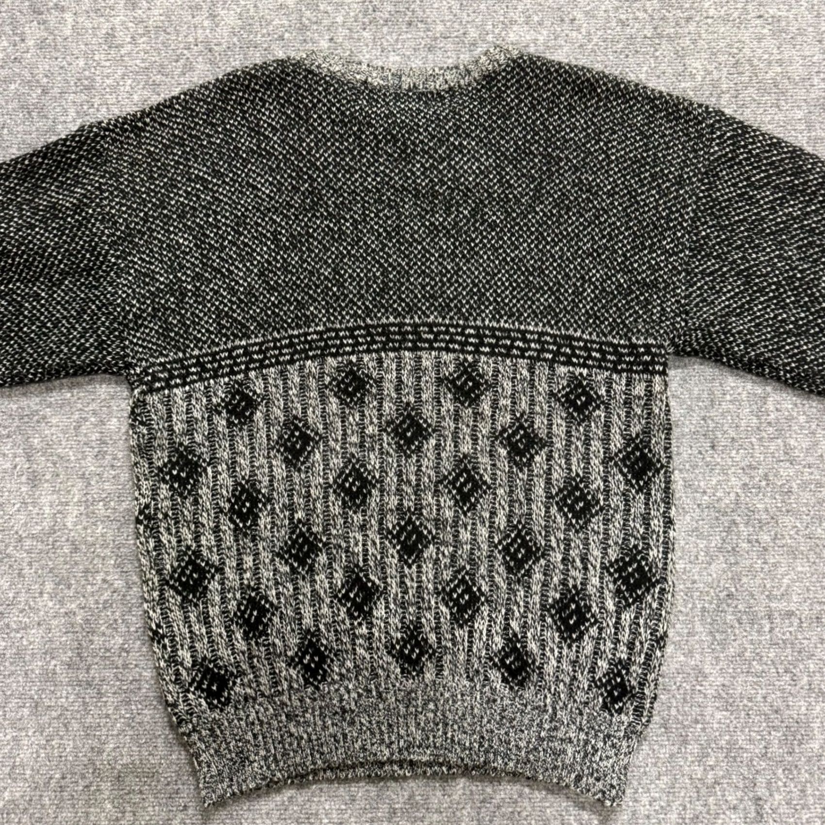 Vintage VINTAGE Michael Gerald Knitted Sweater Mens XL Acrylic Patterned Striped Pullover Size US XL / EU 56 / 4 - 2 Thumbnail