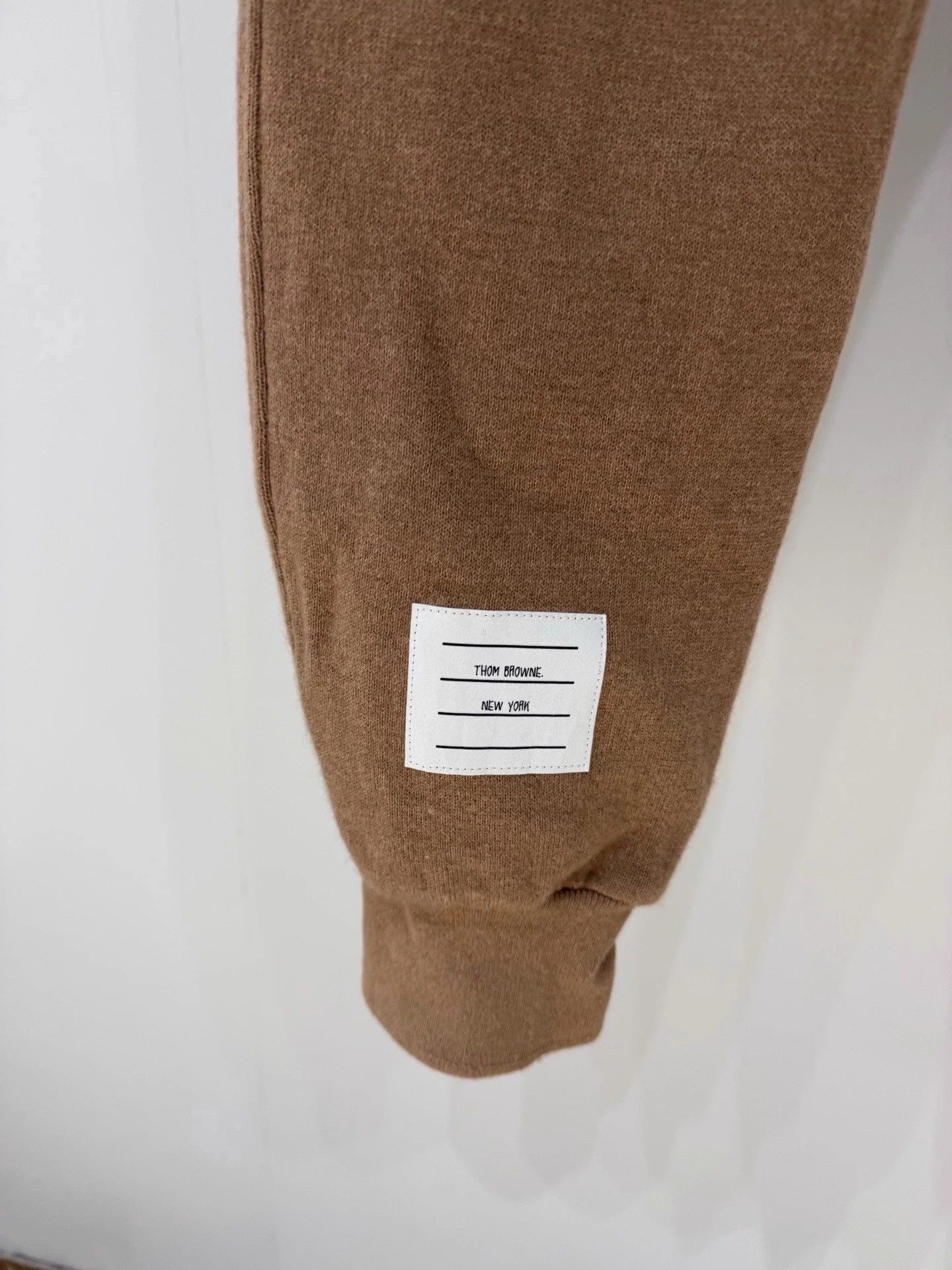 Thom Browne Thom Browne 99 New Beige Wool Cashmere Sweatpants 36 Size US 36 / EU 52 - 2 Thumbnail