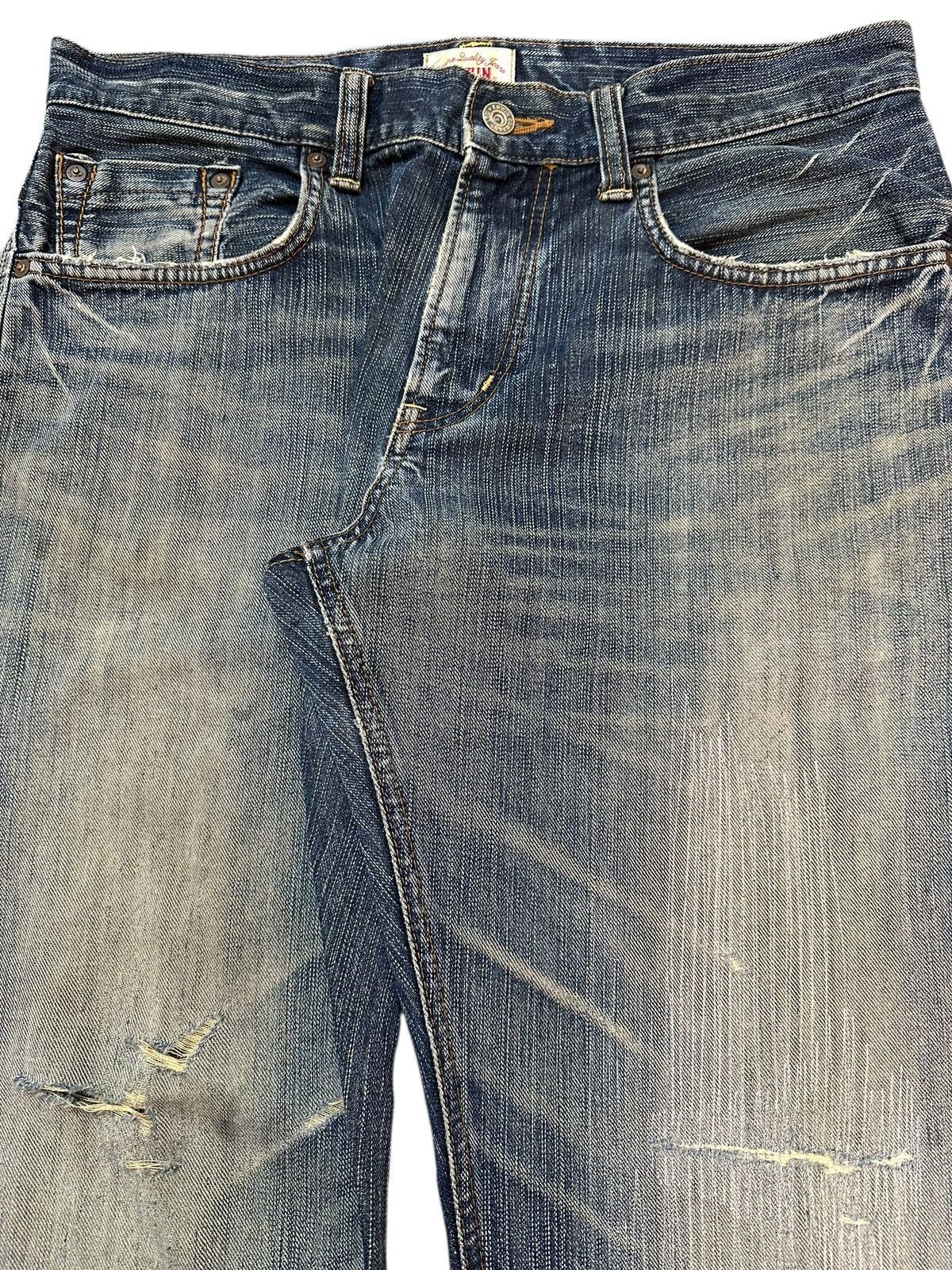 Edwin Edwin XV Exclusive Vintage Faded Wash Style Baggy Jeans Size US 34 / EU 50 - 4 Thumbnail
