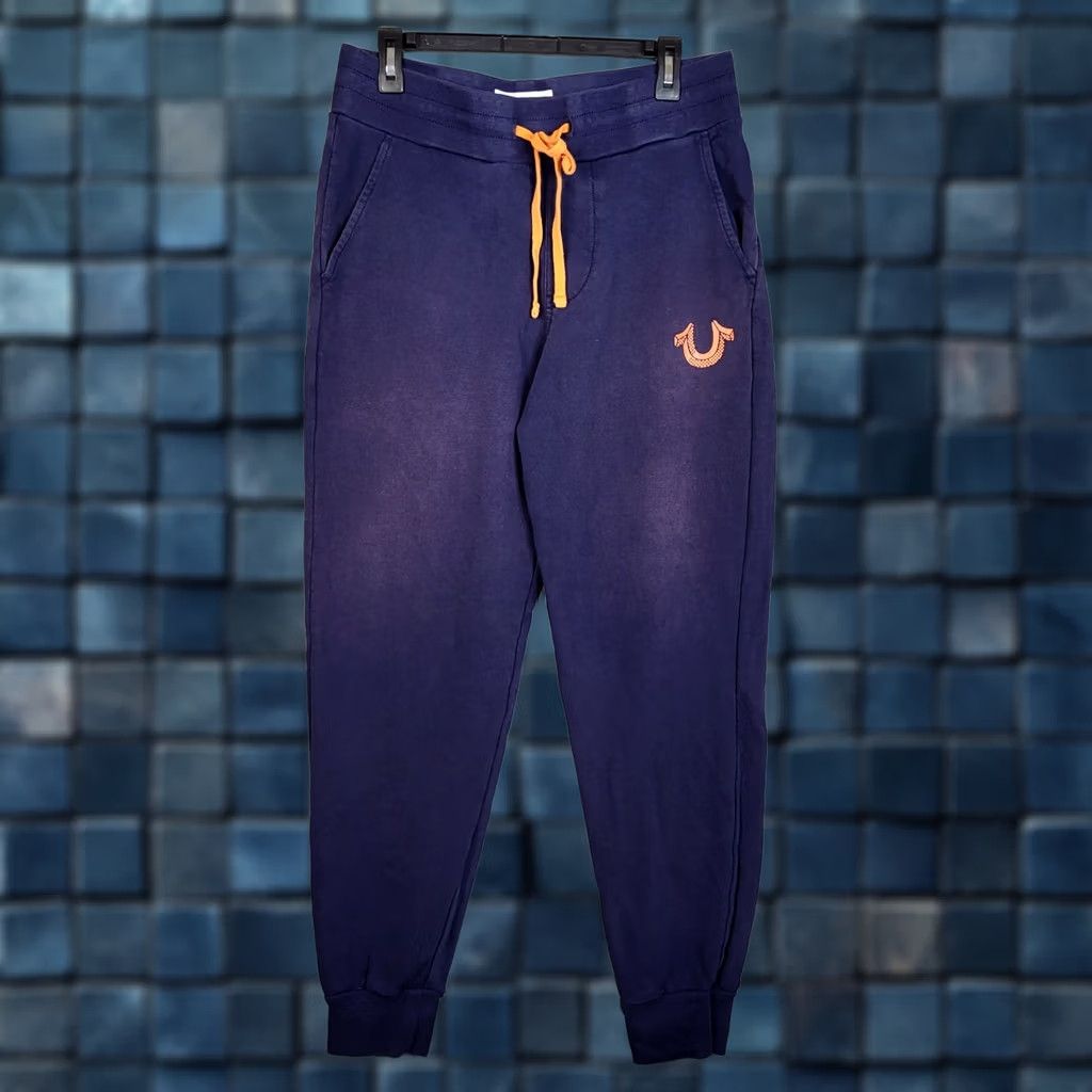 Vintage Religion Purple Jogger Pants - Solid Cotton Tapered Casual Casual Women S Pant S/P Size 28" / US 6 / IT 42 - 1 Thumbnail