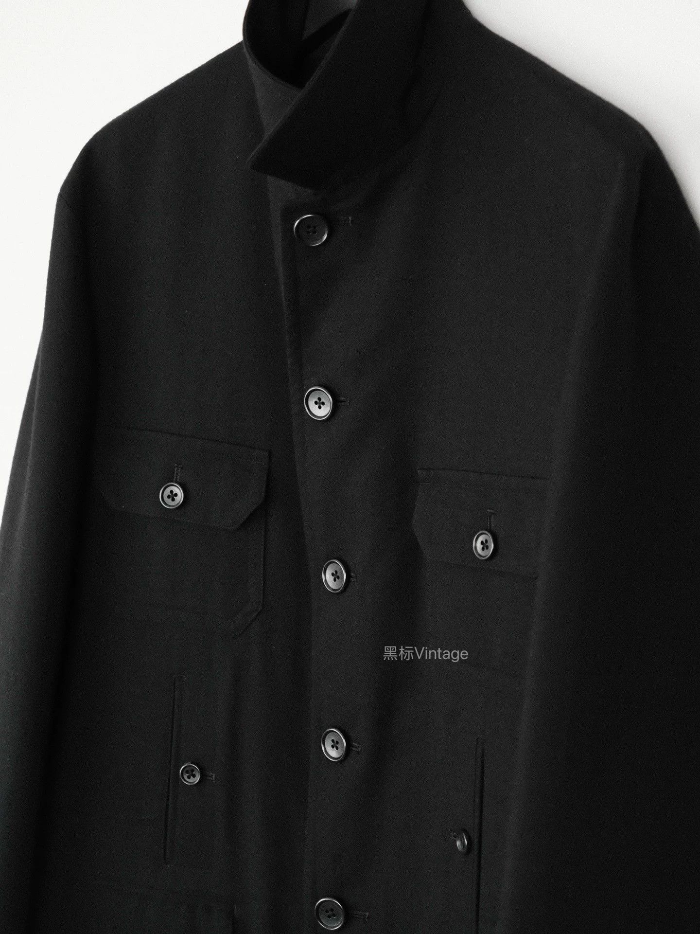 Yohji Yamamoto Yohji Yamamoto Y's 00s Archive Wool Stand-Collar Jkt 9/10 Size US L / EU 52-54 / 3 - 4 Thumbnail