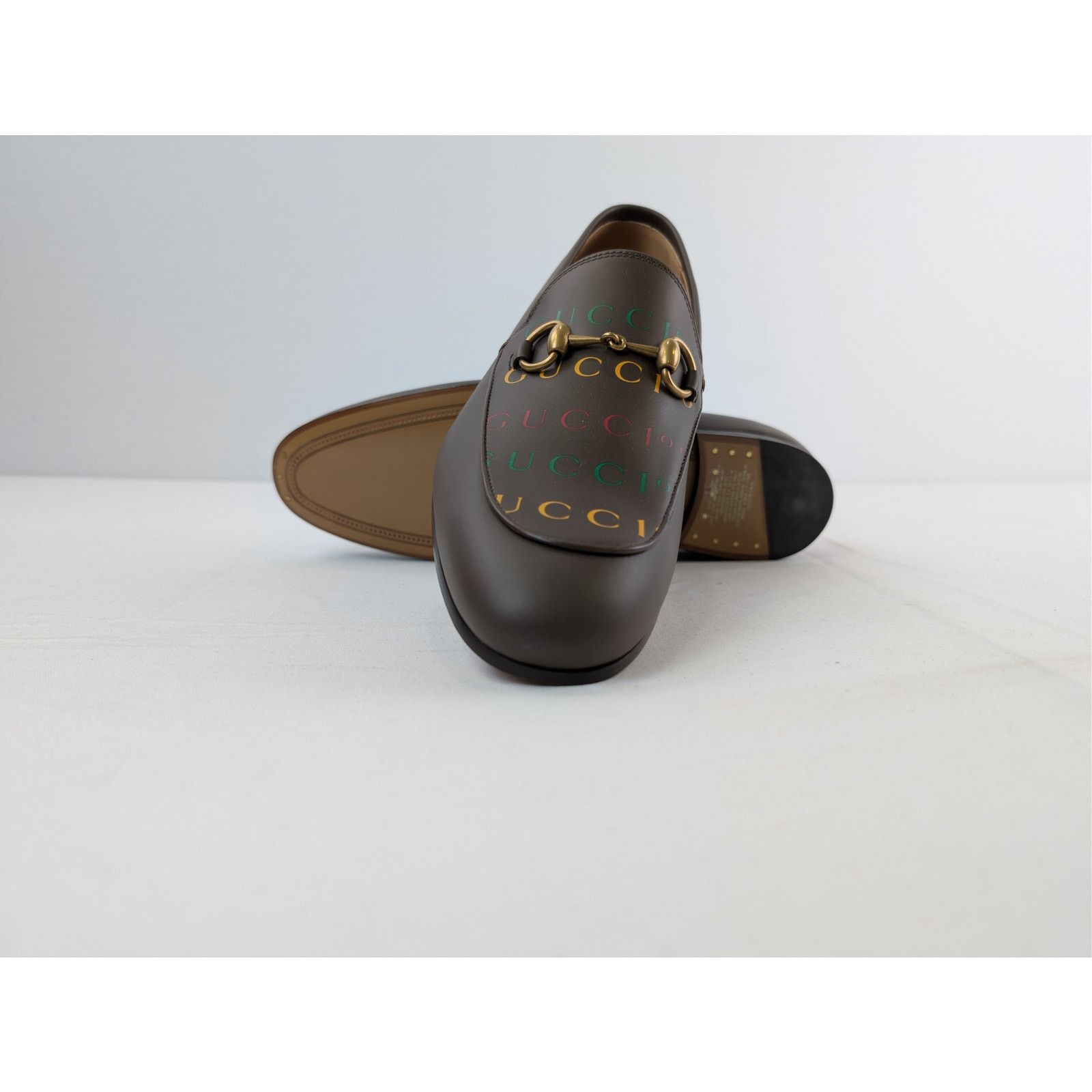 Gucci o1rshd1 Leather Jordaan Horsebit Loafers Boots in Brown Size US 8 / EU 41 - 14 Thumbnail