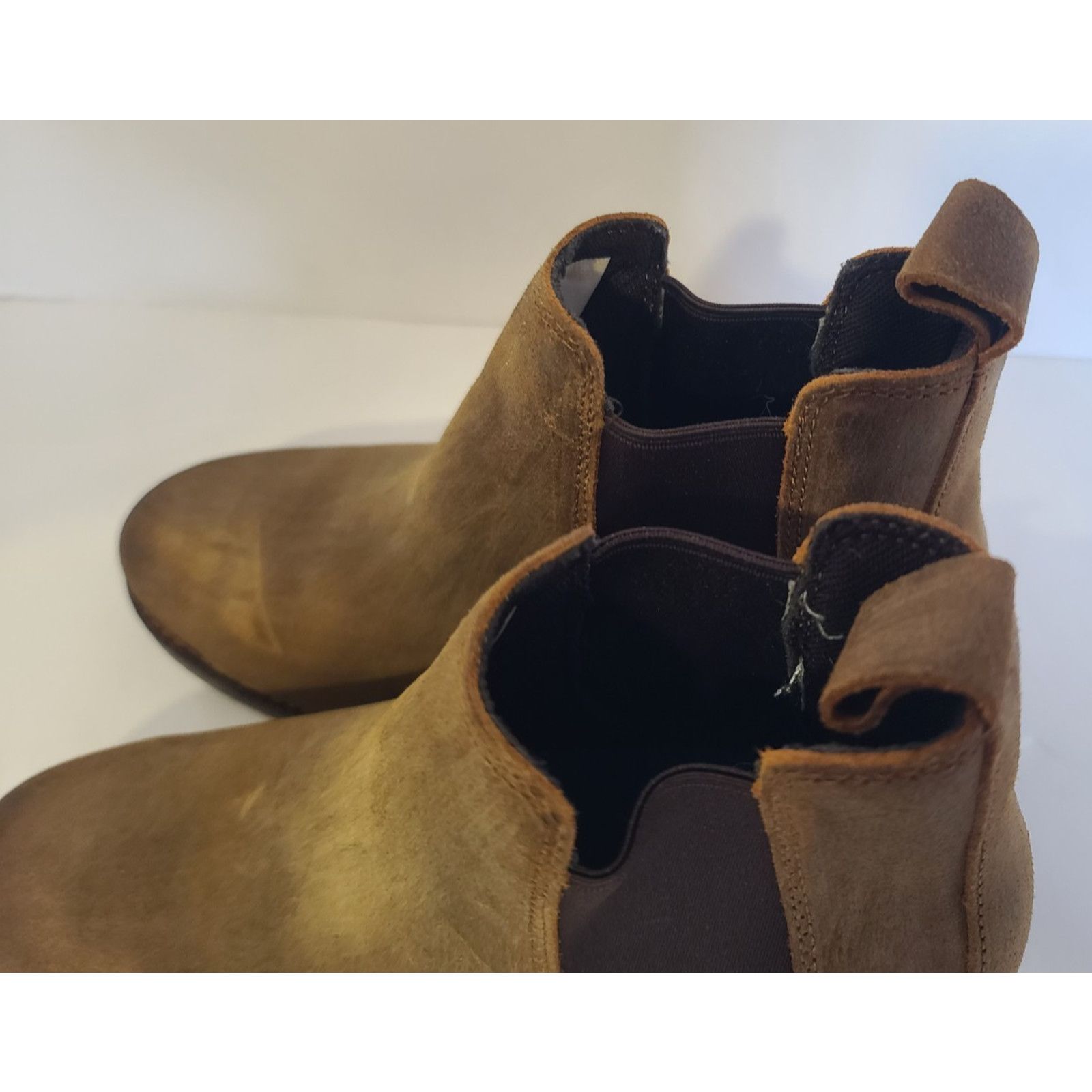 Frye Frye Womens Brown Leather Steel Toe Chelsea Booties US 7.5M Size US 7.5 / IT 37.5 - 5 Thumbnail