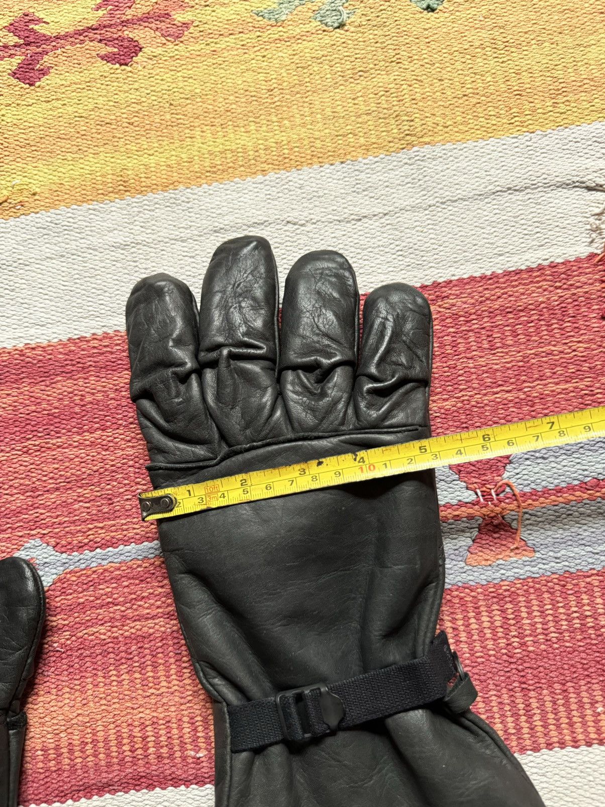 Genuine Leather Vintage Intermediate Cold / Wet US Army Leather Gloves Size ONE SIZE - 11 Thumbnail
