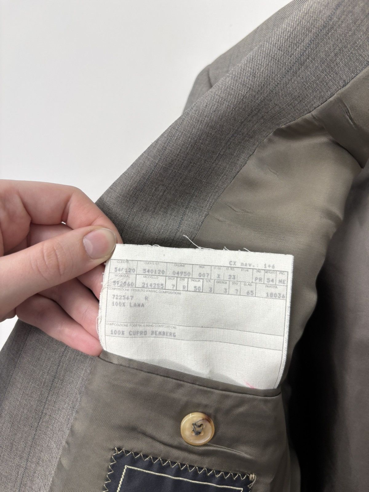 Ermenegildo Zegna Ermenegildo Zegna Centoventimila Men’s Wool Blazer Jacket Size 40R - 16 Thumbnail