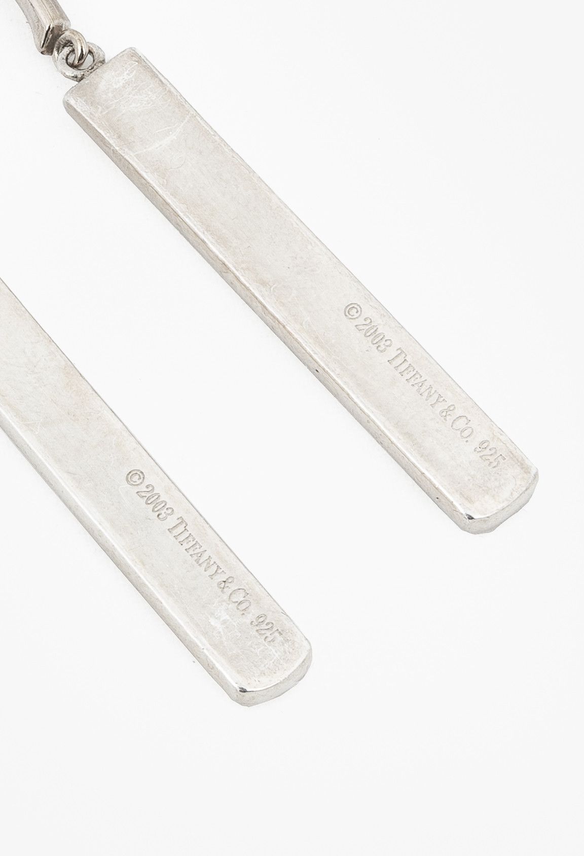 Tiffany & Co. Tiffany & Co. 1837 Sterling Silver Bar Drop Earrings Size ONE SIZE - 3 Thumbnail