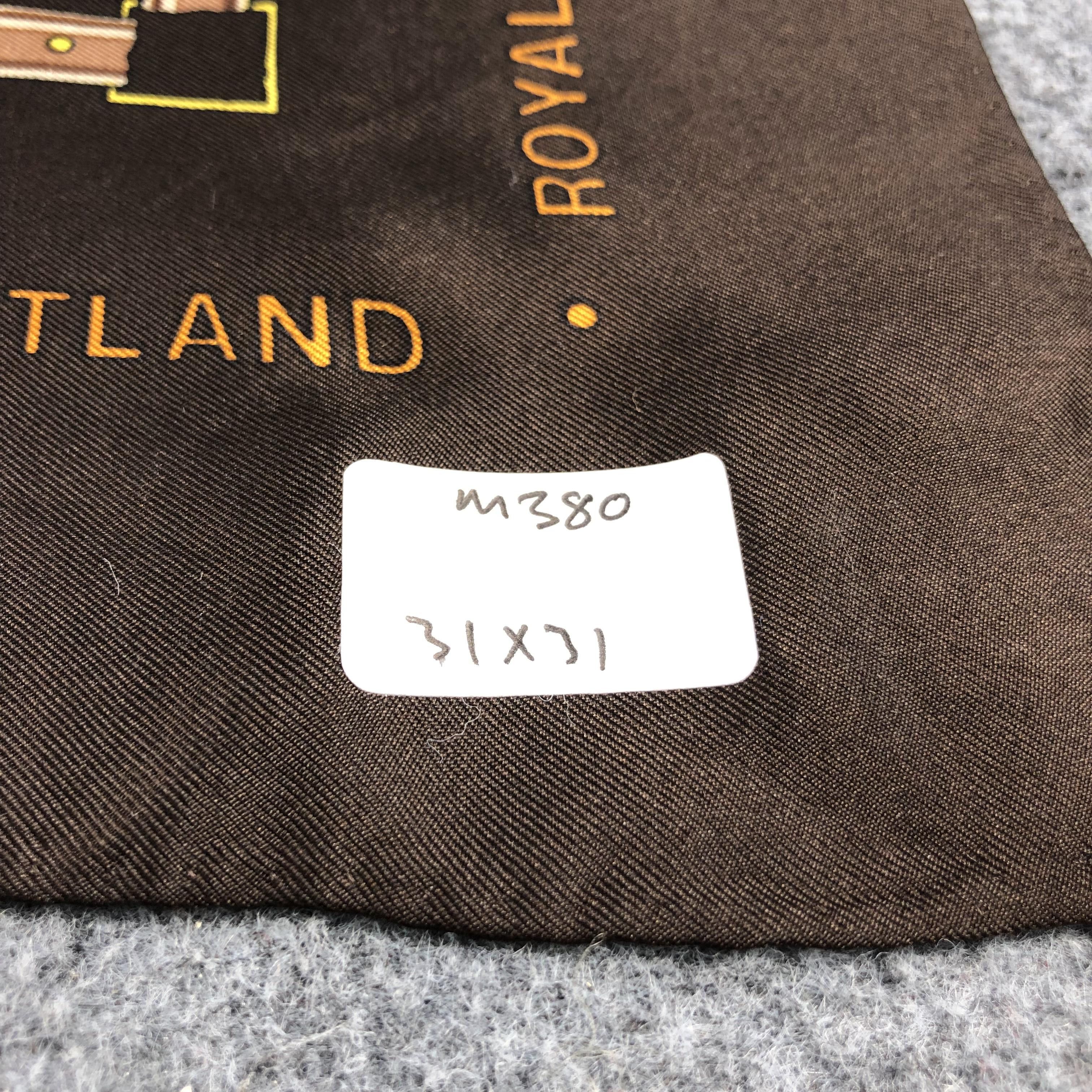 Japanese Brand Yorkland Tartan Silk Scarf M380 Size ONE SIZE - 6 Thumbnail