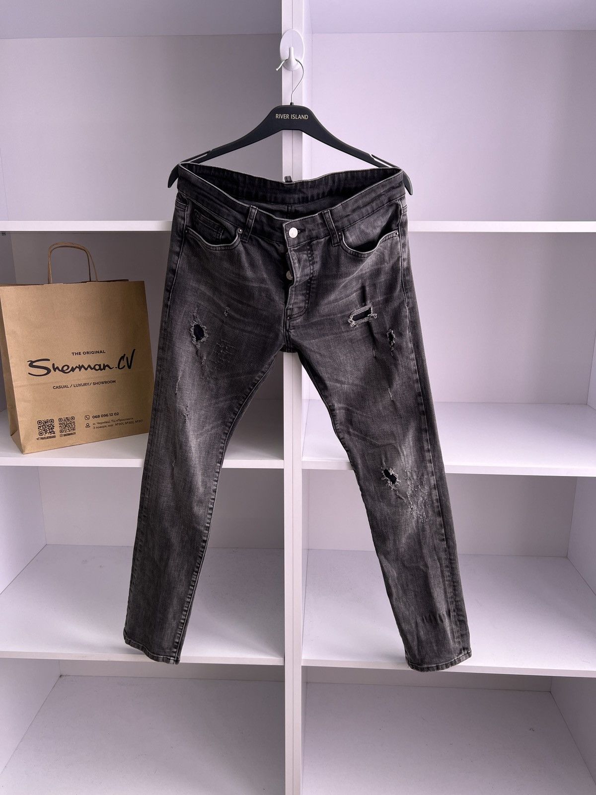 Dsquared2 × Vintage Vintage Dsquared2 black luxury pants Size US 32 / EU 48 - 3 Thumbnail
