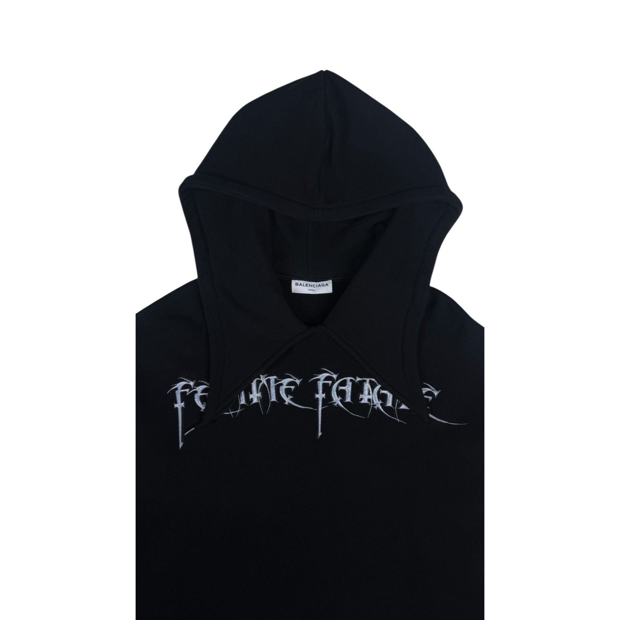 Balenciaga ♚ Balenciaga 'Femme Fatale' Hoodie ♚ Size XS / US 0-2 / IT 36-38 - 2 Thumbnail