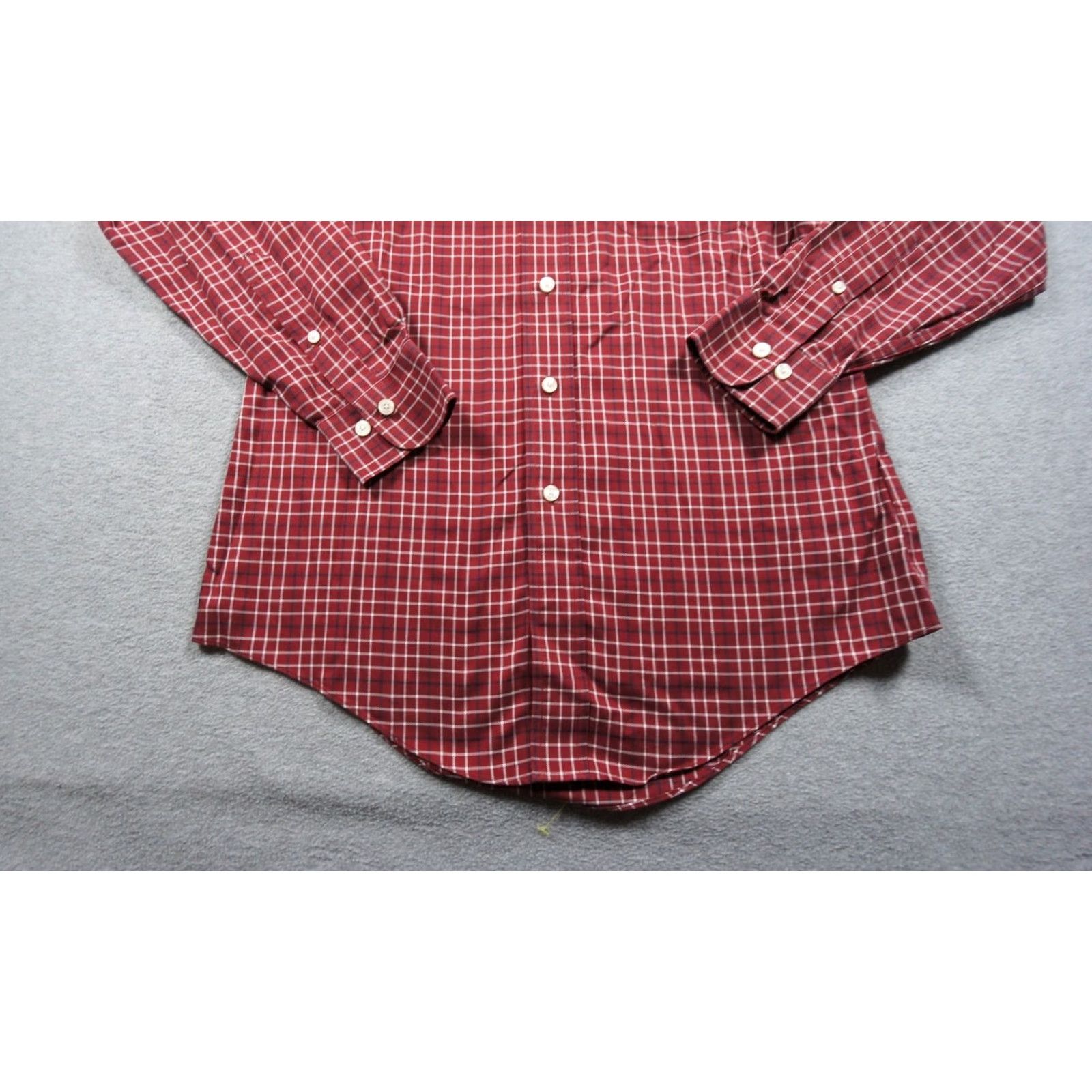 Brooks Brothers Brooks Brothers Shirt Mens Small Red Button Down Regent Check Supima Cotton Size US S / EU 44-46 / 1 - 3 Thumbnail