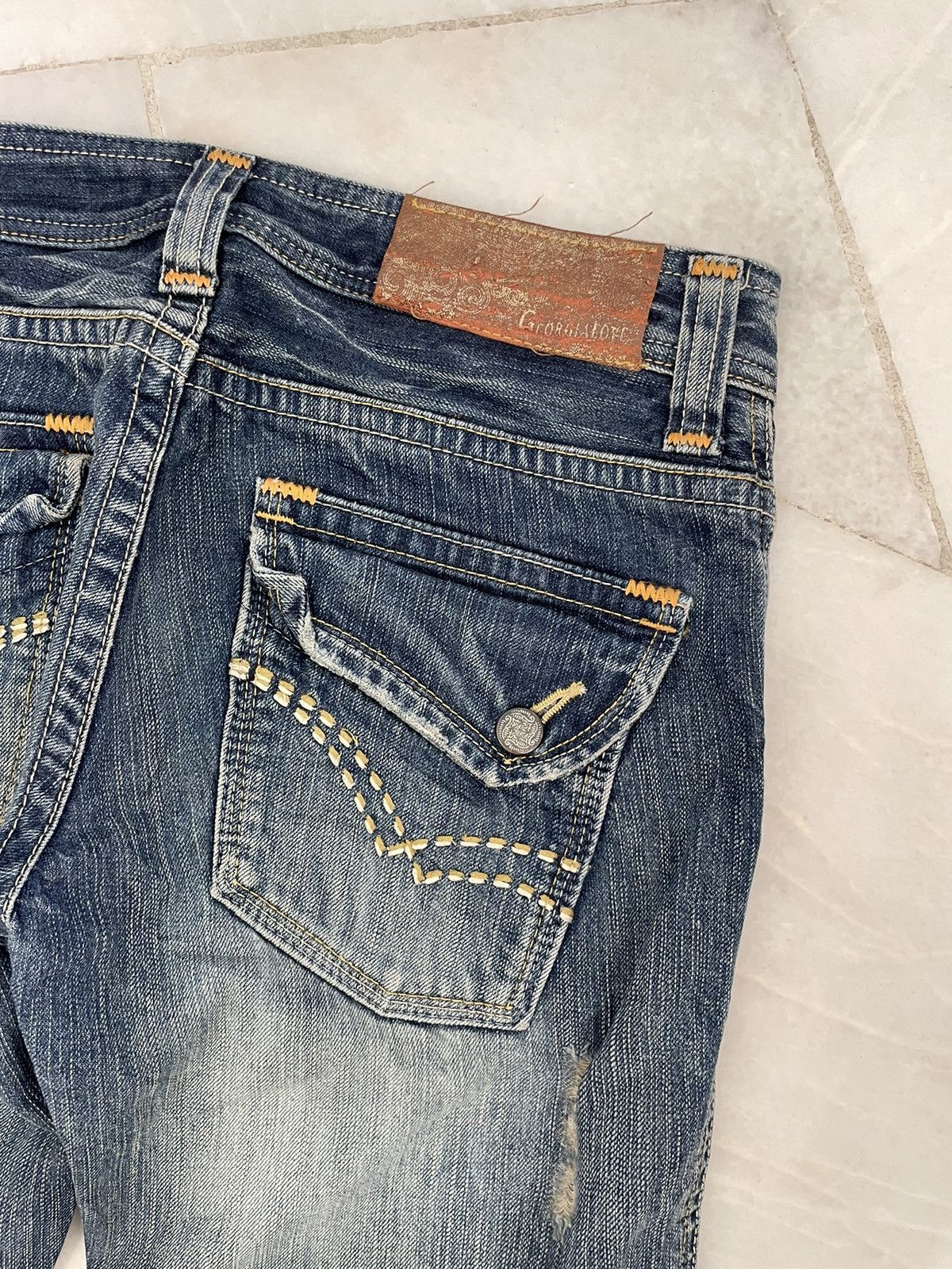 Hysteric Glamour × If Six Was Nine × Japanese Brand Vintage Distressed Japanese Flare Jeans Size US 31 - 7 Thumbnail