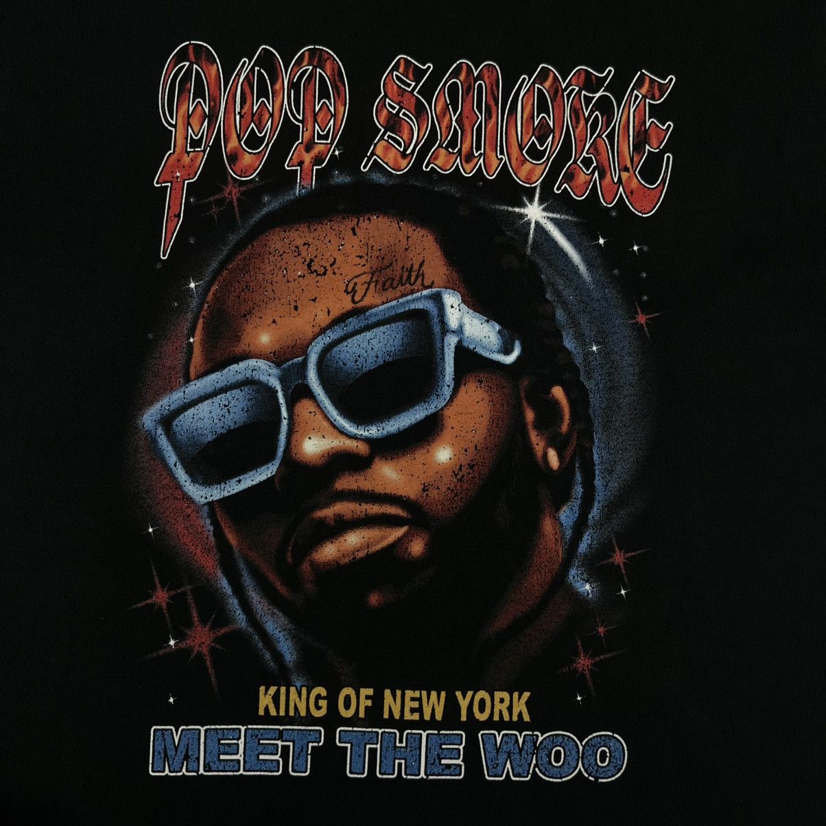 Rap Tees Pop Smoke Meet The Woo Rap Band Style King New York T-shirt Size US M / EU 48-50 / 2 - 6 Thumbnail