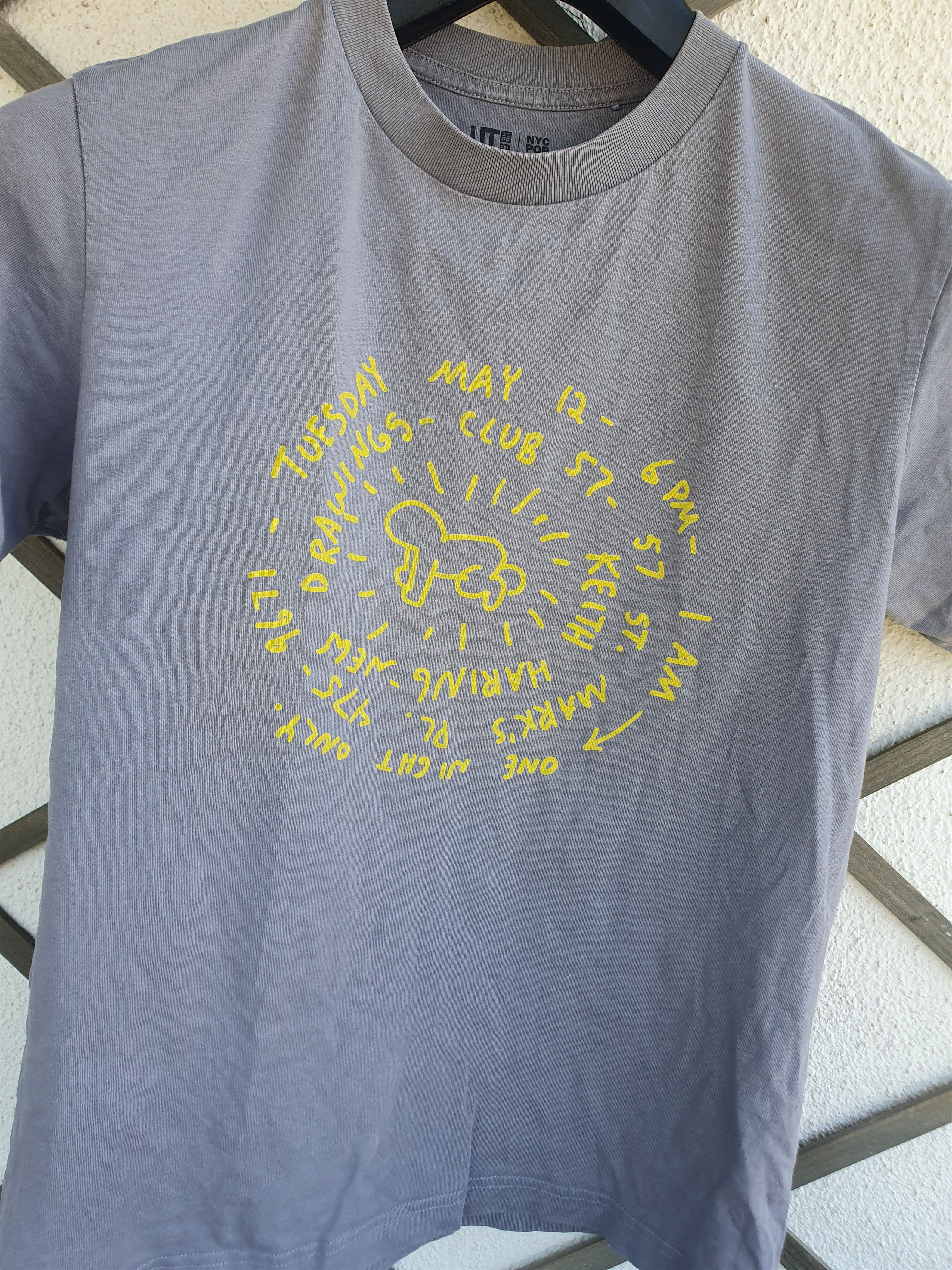 Keith Haring × Uniqlo Uniqlo x Keith Haring Club 57 East Village Event Flyer tee M Size US M / EU 48-50 / 2 - 7 Thumbnail