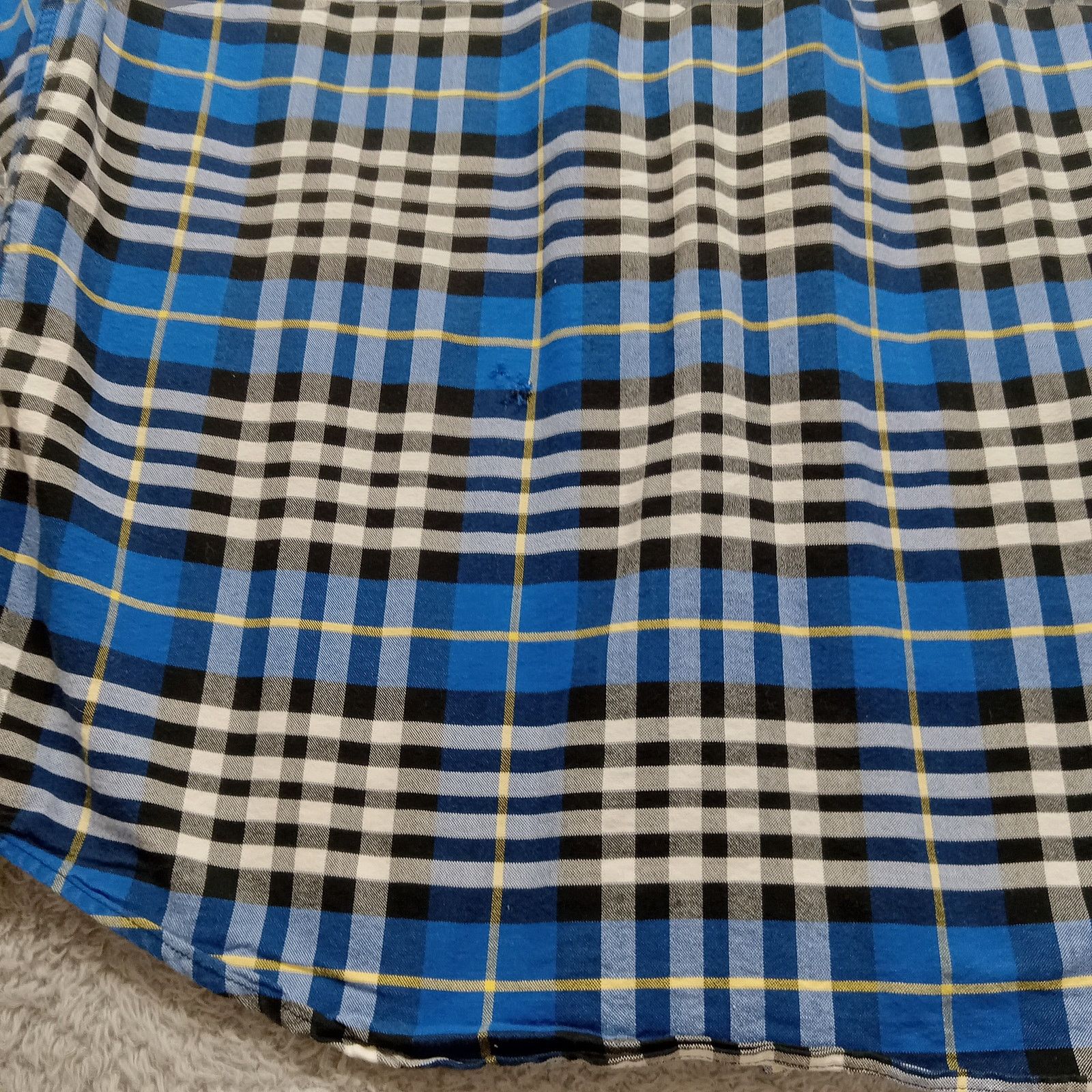 Roper Roper Shirt L Men's Long Sleeve Button Front Blue Plaid Size US L / EU 52-54 / 3 - 3 Thumbnail