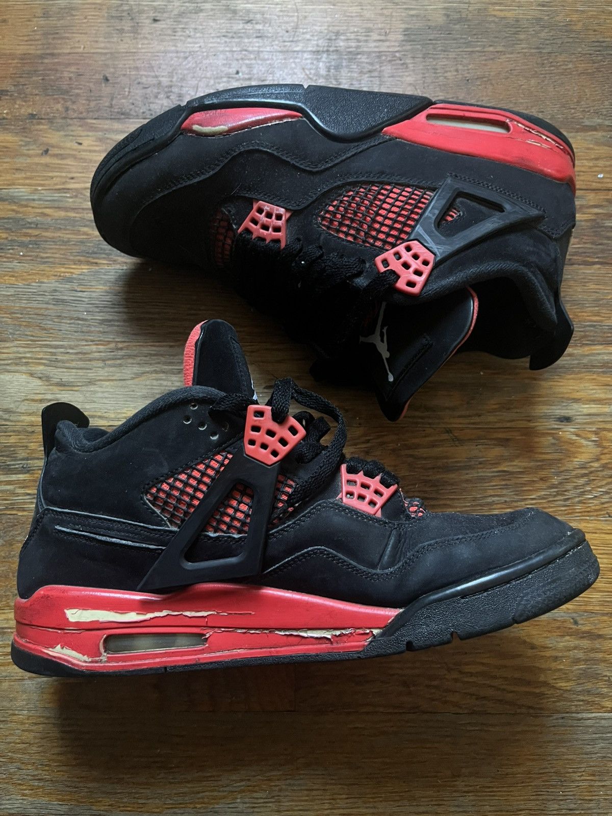 Jordan Brand Air Jordan 4 Red Thunder Size US 10 / EU 43 - 3 Thumbnail