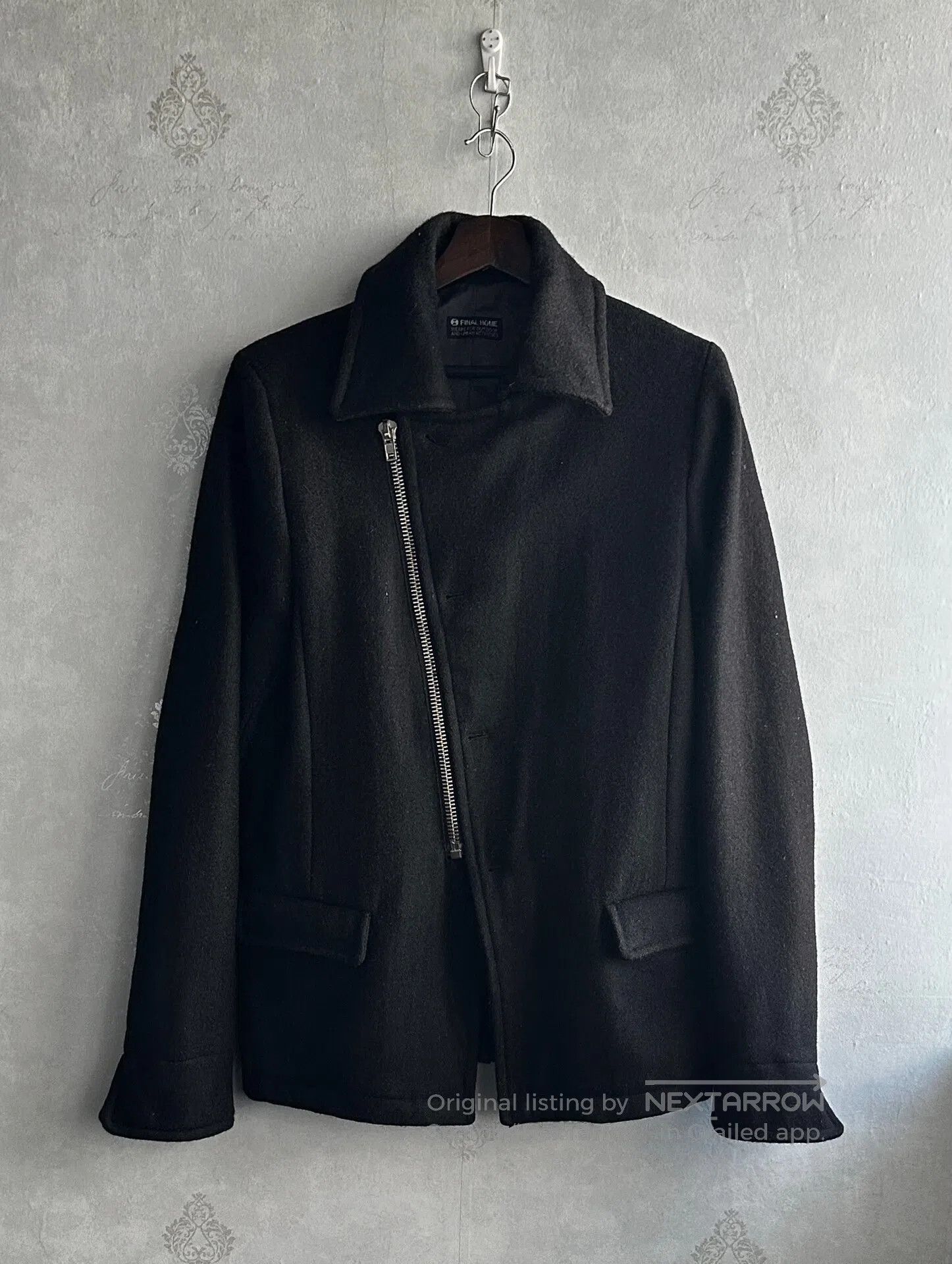 Final Home final home 90s-style zipper wool coat| Size US M / EU 48-50 / 2 - 1 Thumbnail