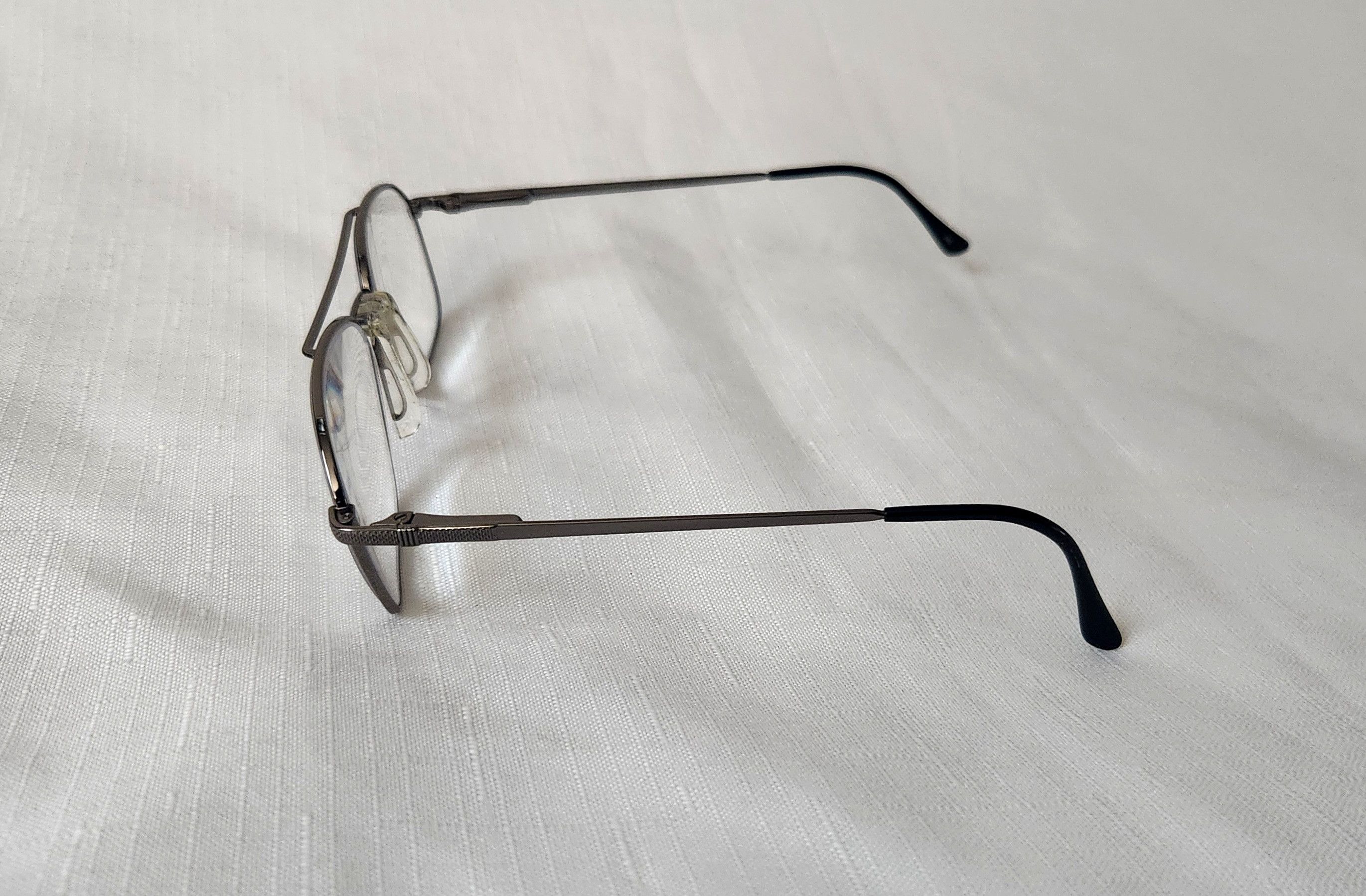 Stetson × Vintage Stetson 178 Zyloware 057 Eyeglasses Frame Men's Silver Size ONE SIZE - 4 Thumbnail