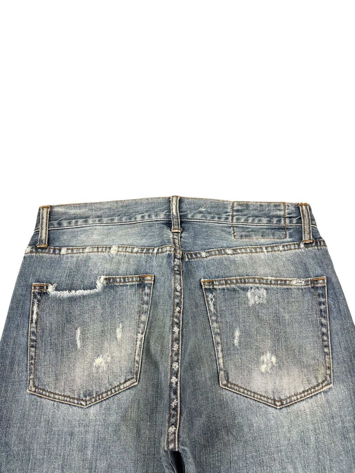 Japanese Brand Vintage Japanese Brand Patches Distressed Bootcut Flare Jean Size US 31 - 8 Thumbnail