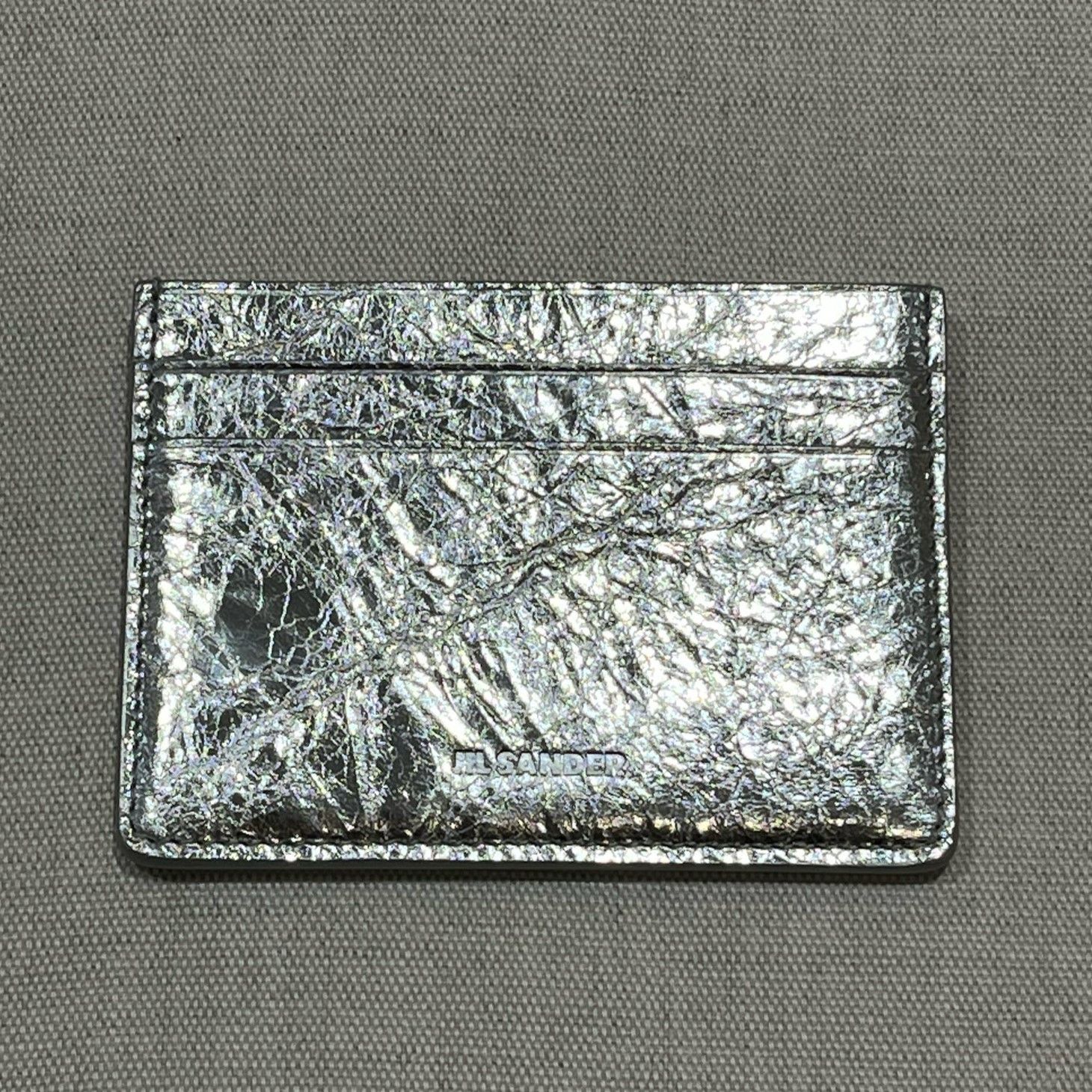 Jil Sander o1loc1c1124 Size: OS/ Logo Card Case in Silver Size ONE SIZE - 1 Preview