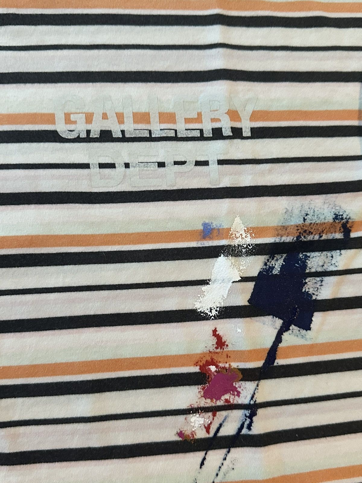 Gallery Dept. Gallery Dept Artsy Strip Tee Shirt M Size US M / EU 48-50 / 2 - 2 Thumbnail