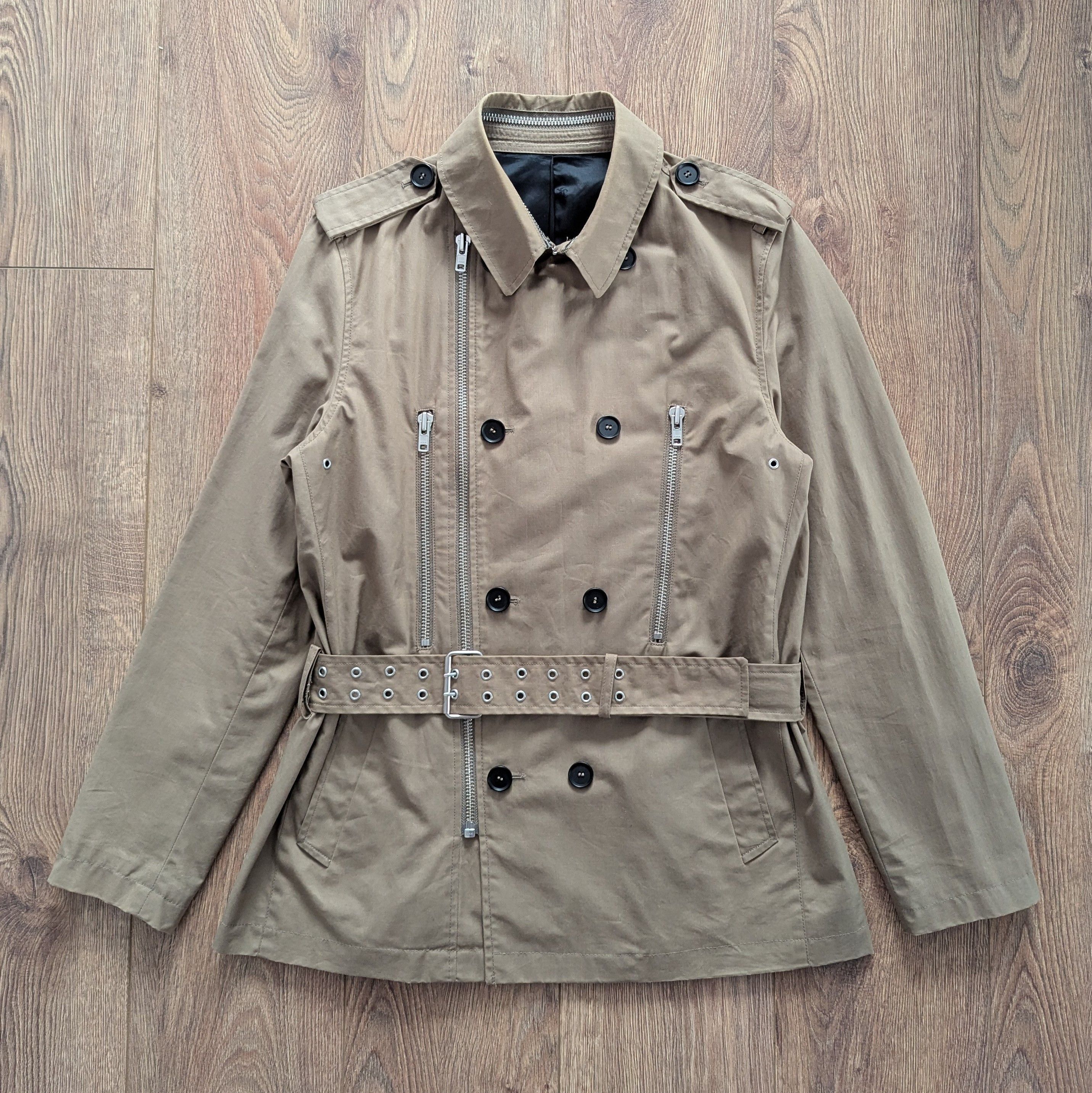 The Kooples The Kooples Trench Esprit Perfecto Jacket With Belt Cotton Size US M / EU 48-50 / 2 - 1 Thumbnail