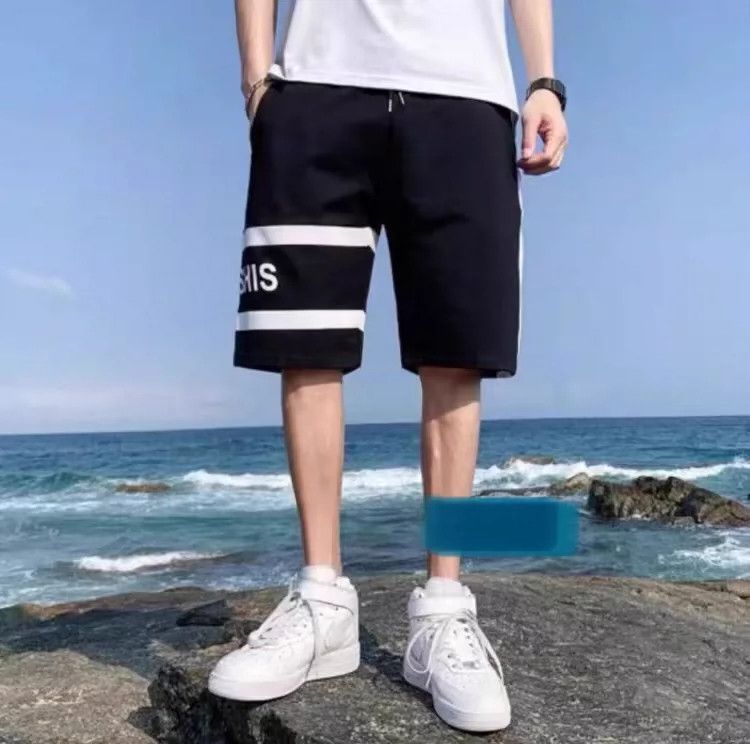 Givenchy Givenchy SiseS Men's Embroidered Big Letter Shorts Size US 29 - 2 Thumbnail