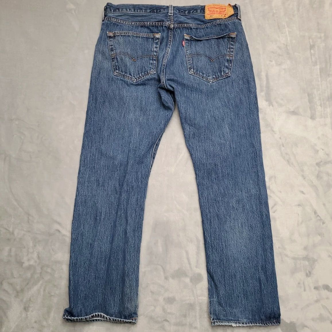 Vintage Levis 501 Jeans Mens 36x30 Blue Denim Original Button Fly Pants Casual Pants Size US 36 / EU 52 - 7 Thumbnail
