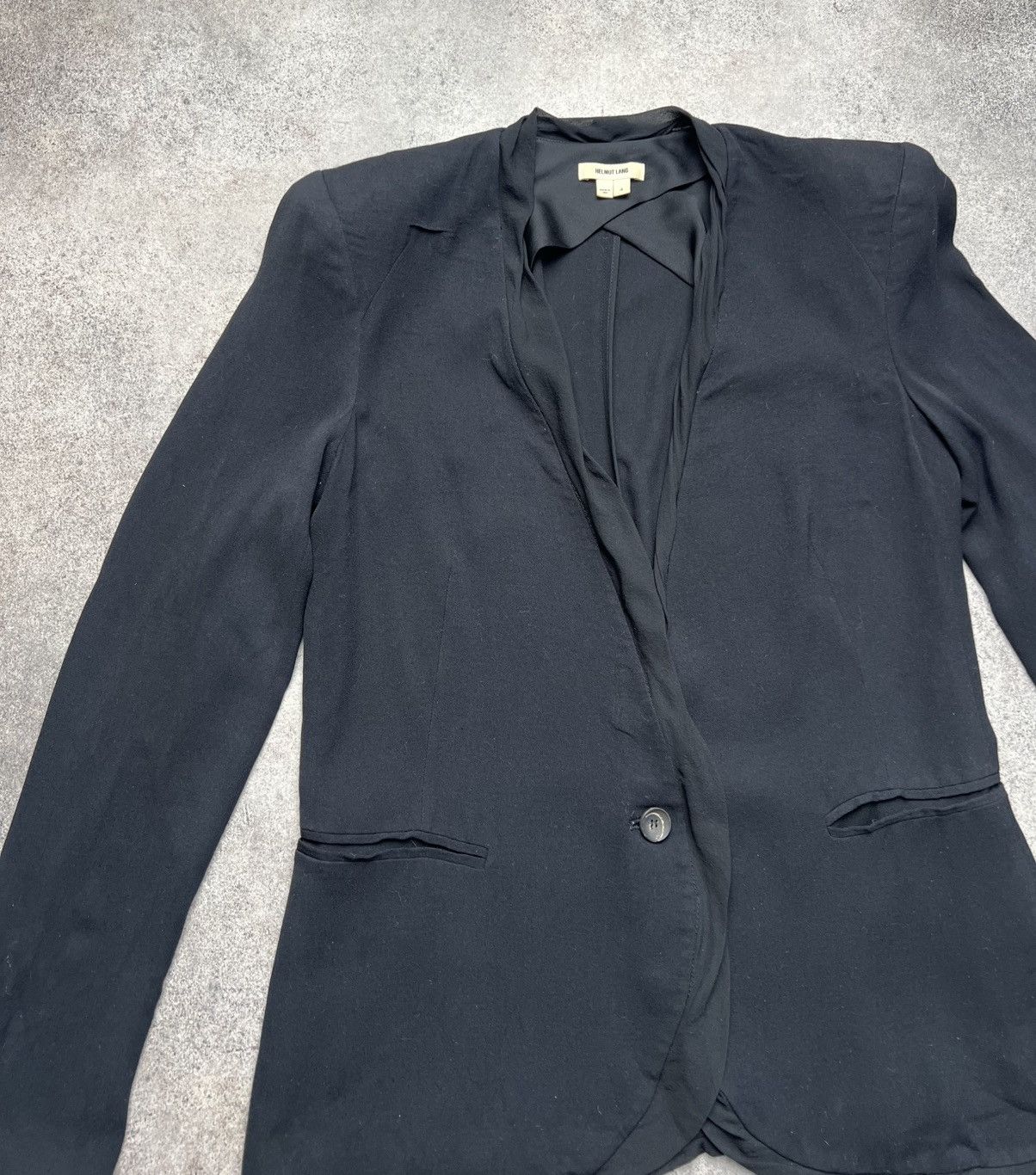 Helmut Lang Helmut Lang one button blazer jacket Size S / US 4 / IT 40 - 5 Thumbnail