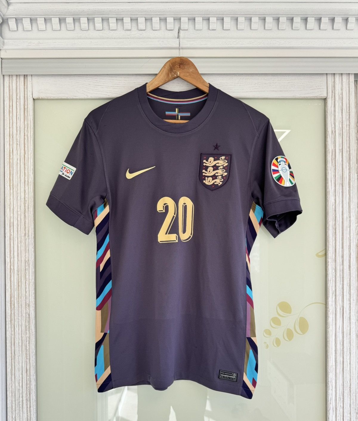 Nike Bowen #20 England 2024-2025 Euro Away Soccer Jersey Shirt Size US S / EU 44-46 / 1 - 2 Thumbnail
