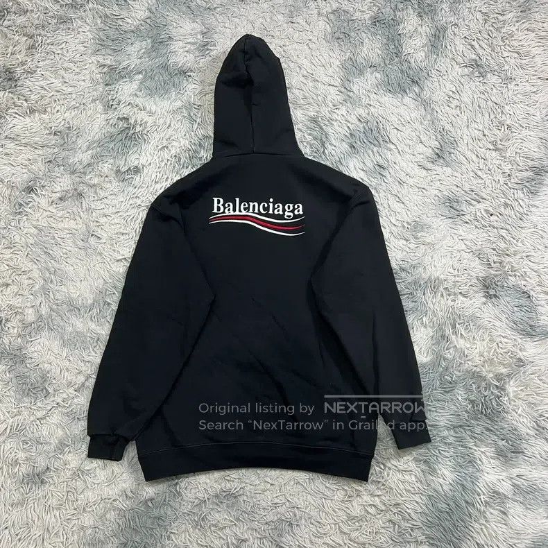 Balenciaga Balenciaga Embroidered Wave Sweatshirt, Size S Size US S / EU 44-46 / 1 - 4 Thumbnail