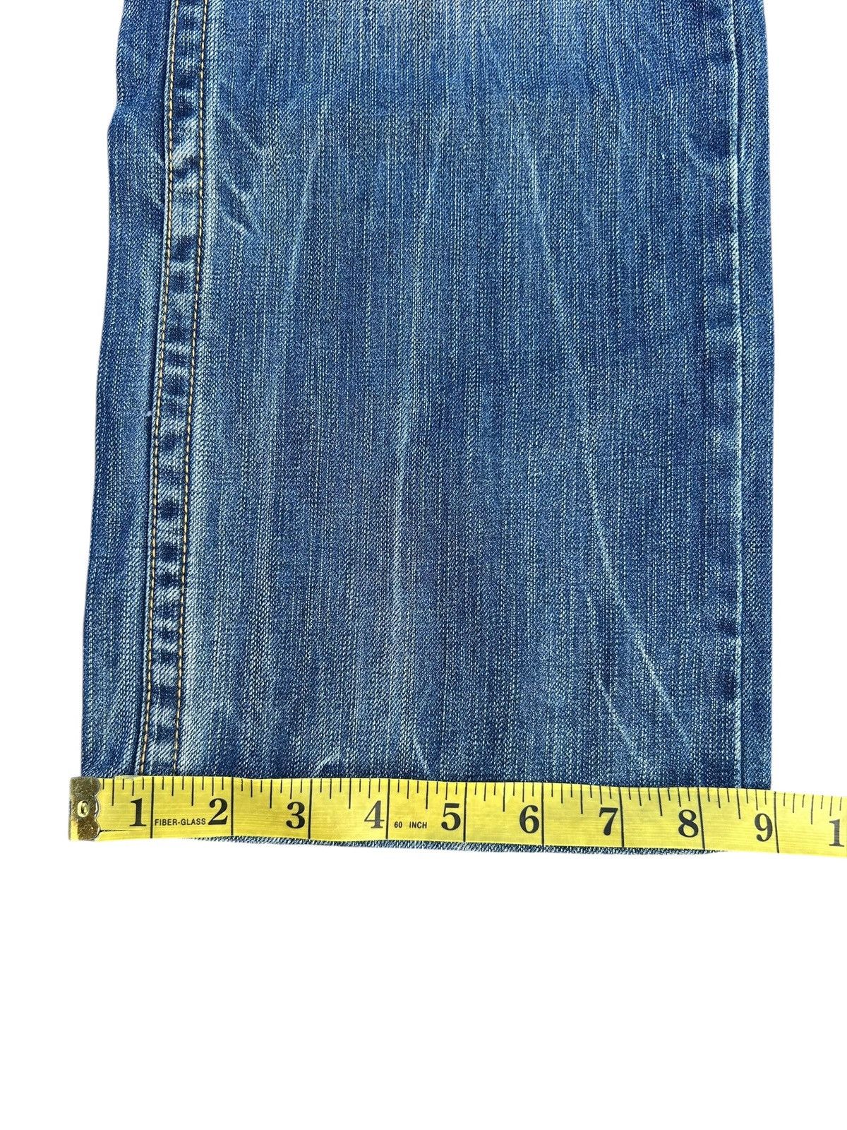 Kapital RED PEPPER JAPAN HIPPIES SMILE DISTRESSED DENIM JEANS Size US 34 / EU 50 - 25 Thumbnail