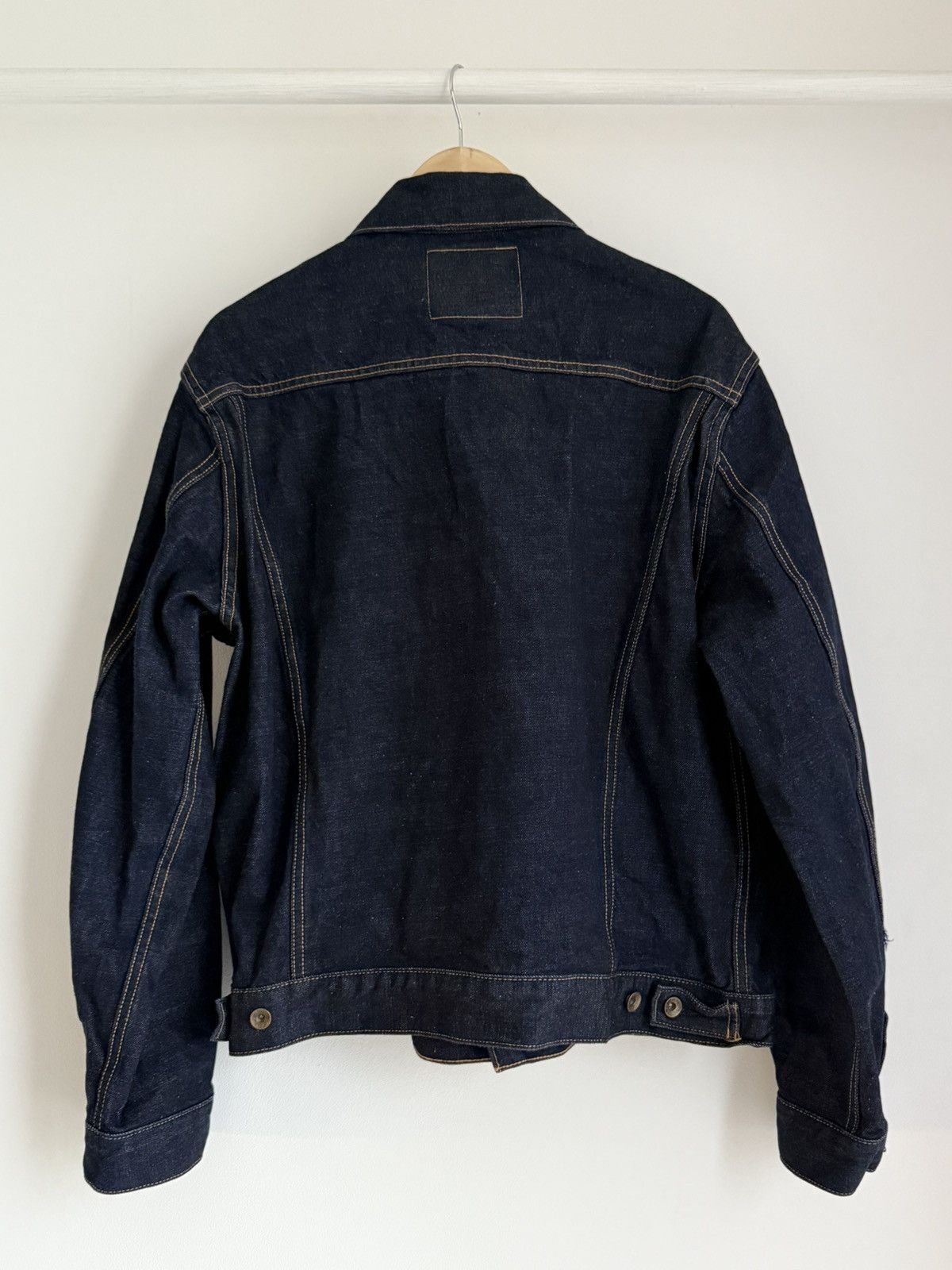 Bronson MFG. CO. Bronson Non Stock Selvedge Japan 🇯🇵 MFG.CO. Denim Jacket Sz M Size US L / EU 52-54 / 3 - 9 Thumbnail