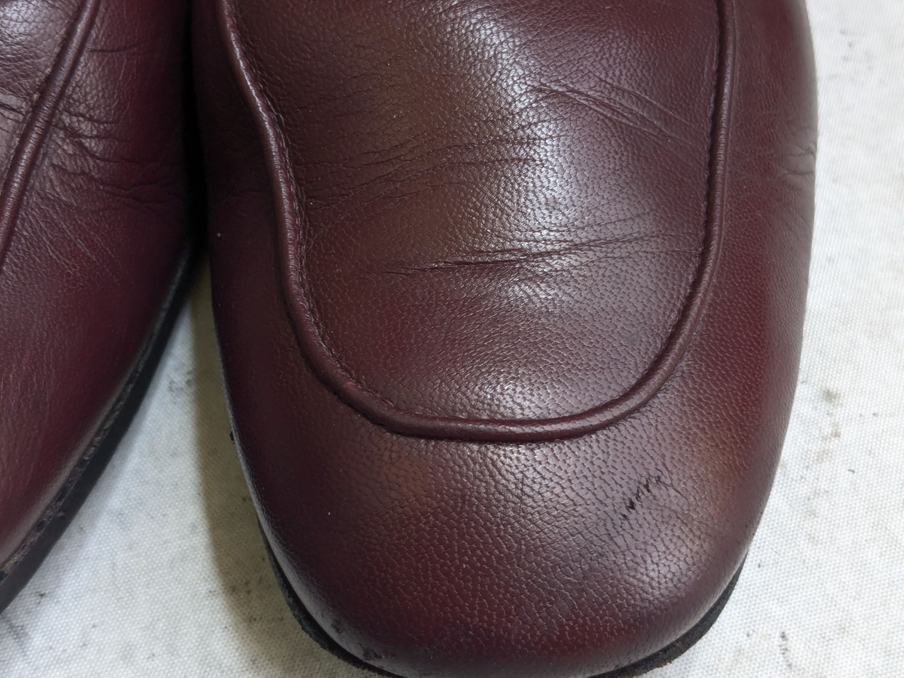 Gucci Gucci Princetown Loafers Burgundy Leather 10.5 GG Size US 10.5 / EU 43-44 - 3 Thumbnail