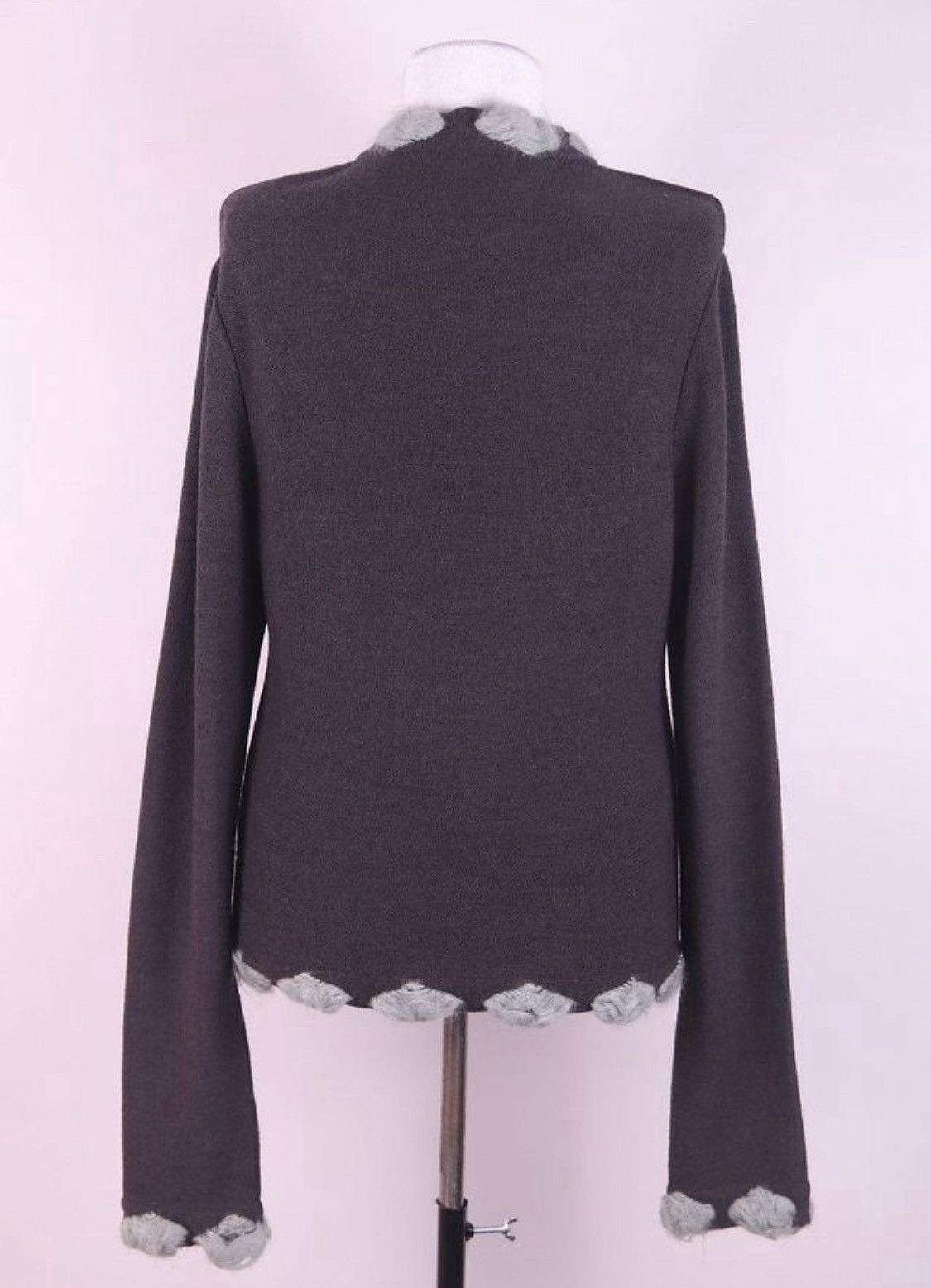 Dior Christian Dior Galliano 2000 Mohair Wool Distressed Sweater Size M / US 6-8 / IT 42-44 - 2 Thumbnail