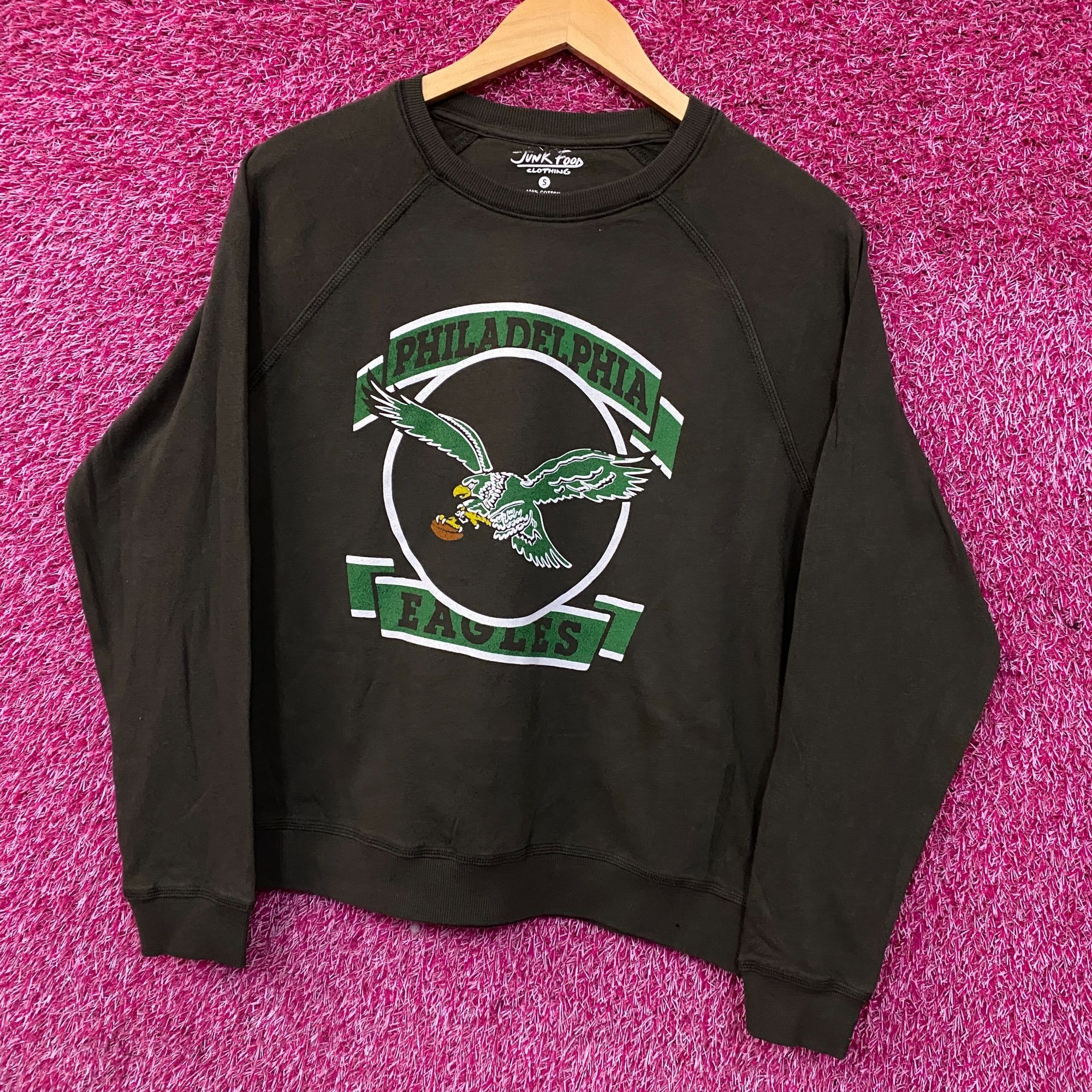 Junk Food Junk Food Clothing Philadelphia Eagles Crop Crewneck Sweatsh Size S / US 4 / IT 40 - 3 Thumbnail
