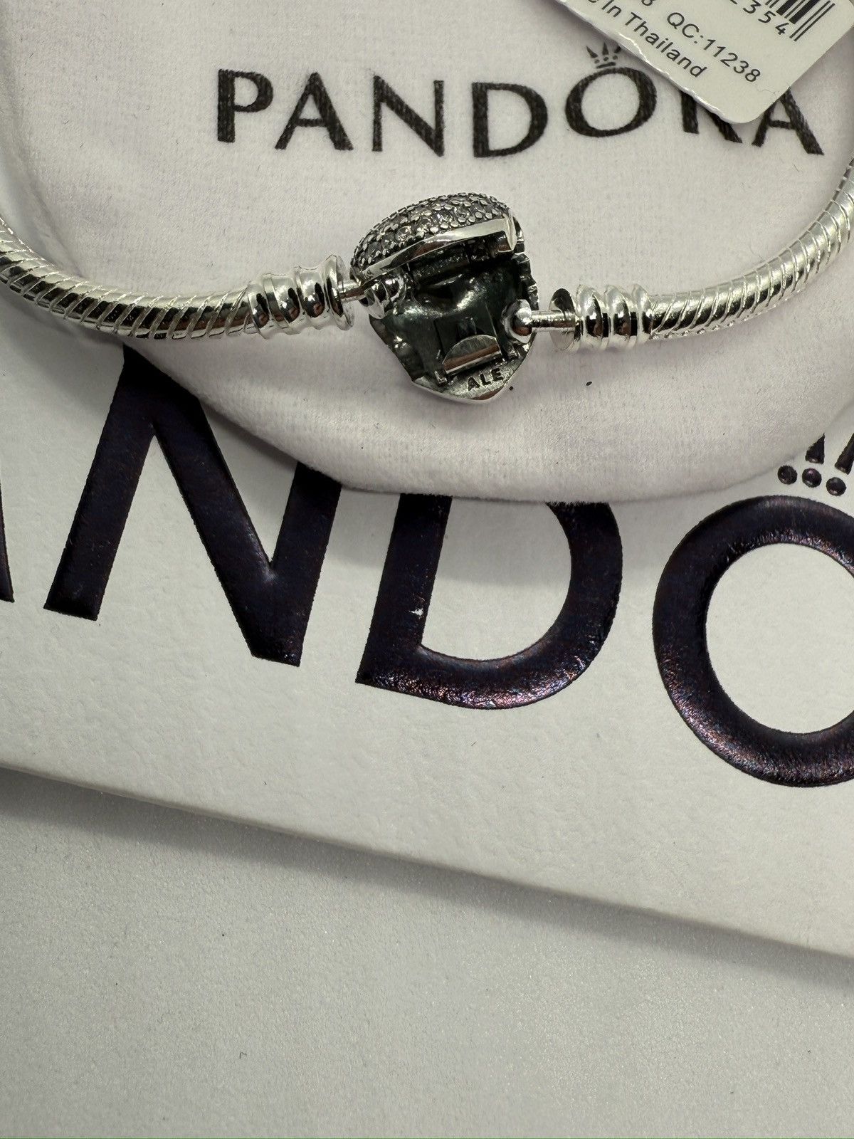 pandora Pandora Moments heart claps snake chain bracelet size 7.5 in Size ONE SIZE - 7 Thumbnail